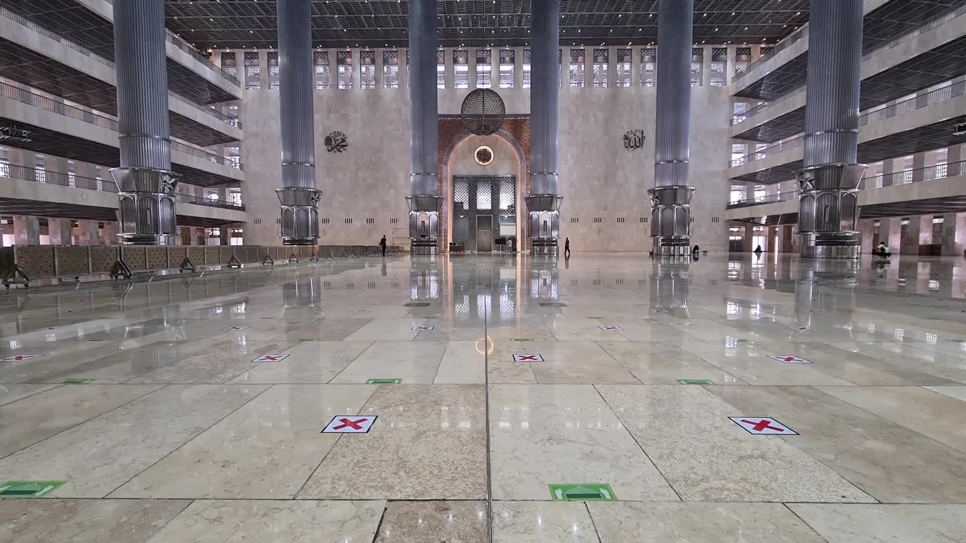 Istiqlal Mosque ready for Ramadhan in Jakarta, Indonesia