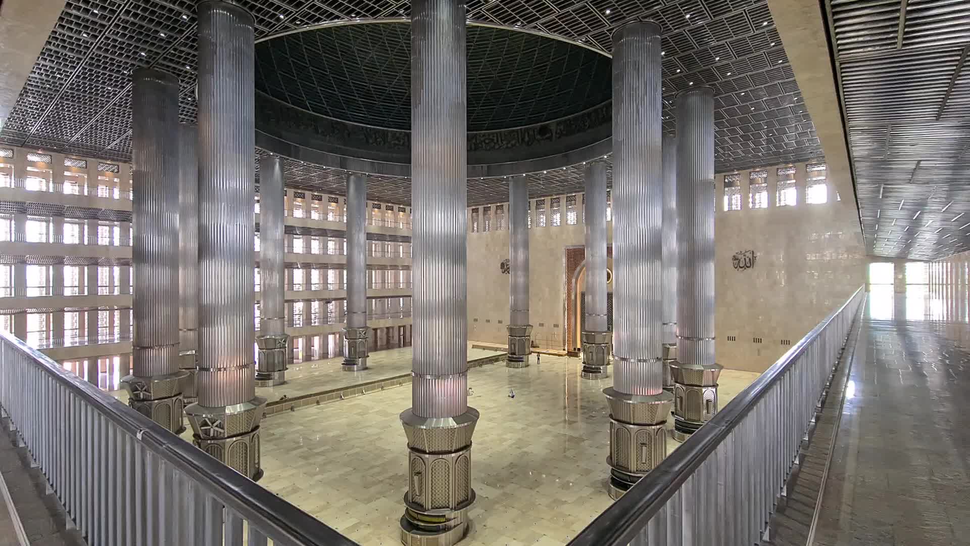 Istiqlal Mosque ready for Ramadhan in Jakarta, Indonesia