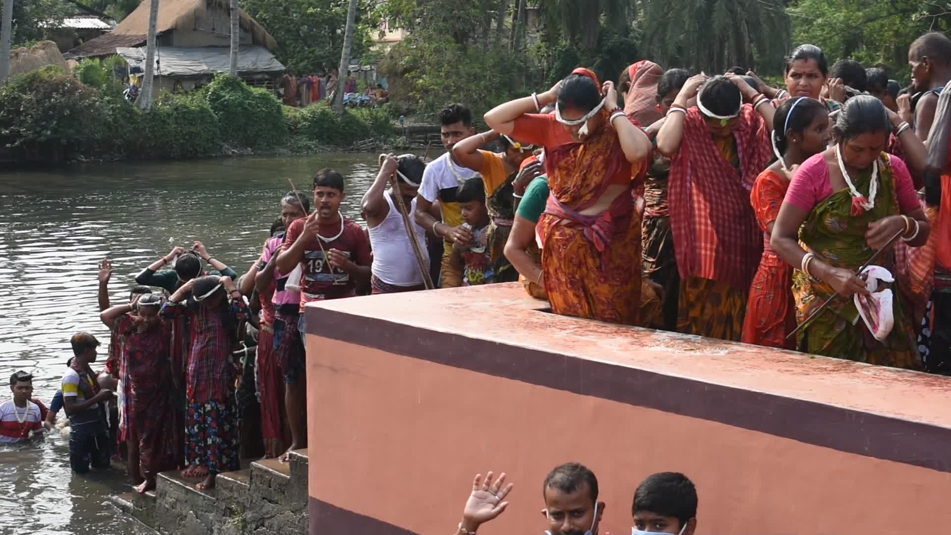 Gajan festival celebration in West Bengal amidst COVID-19 outbreak