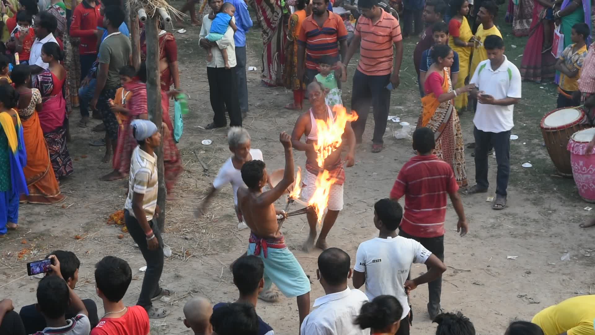Gajan festival celebration in West Bengal amidst COVID-19 outbreak