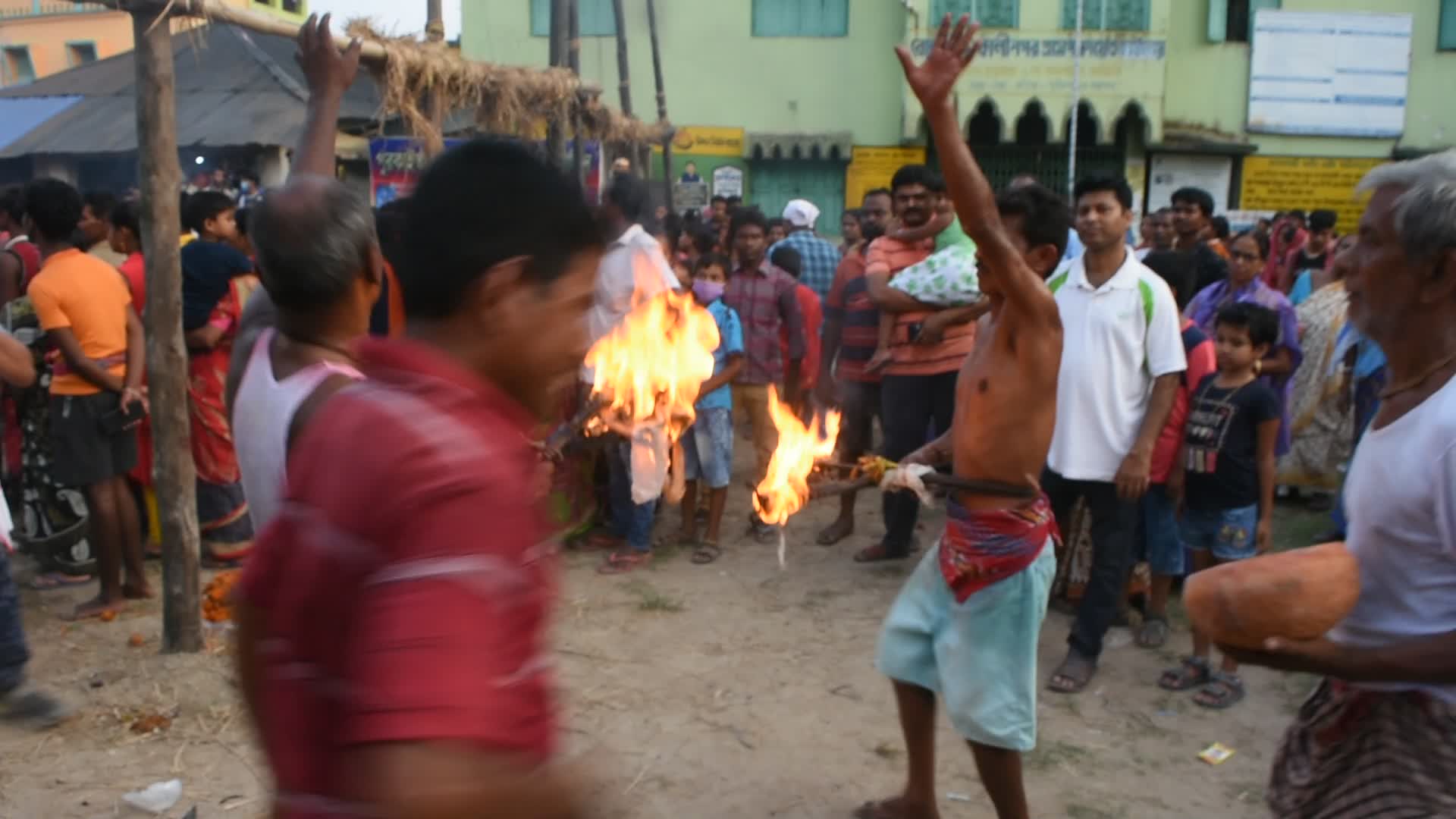 Gajan festival celebration in West Bengal amidst COVID-19 outbreak
