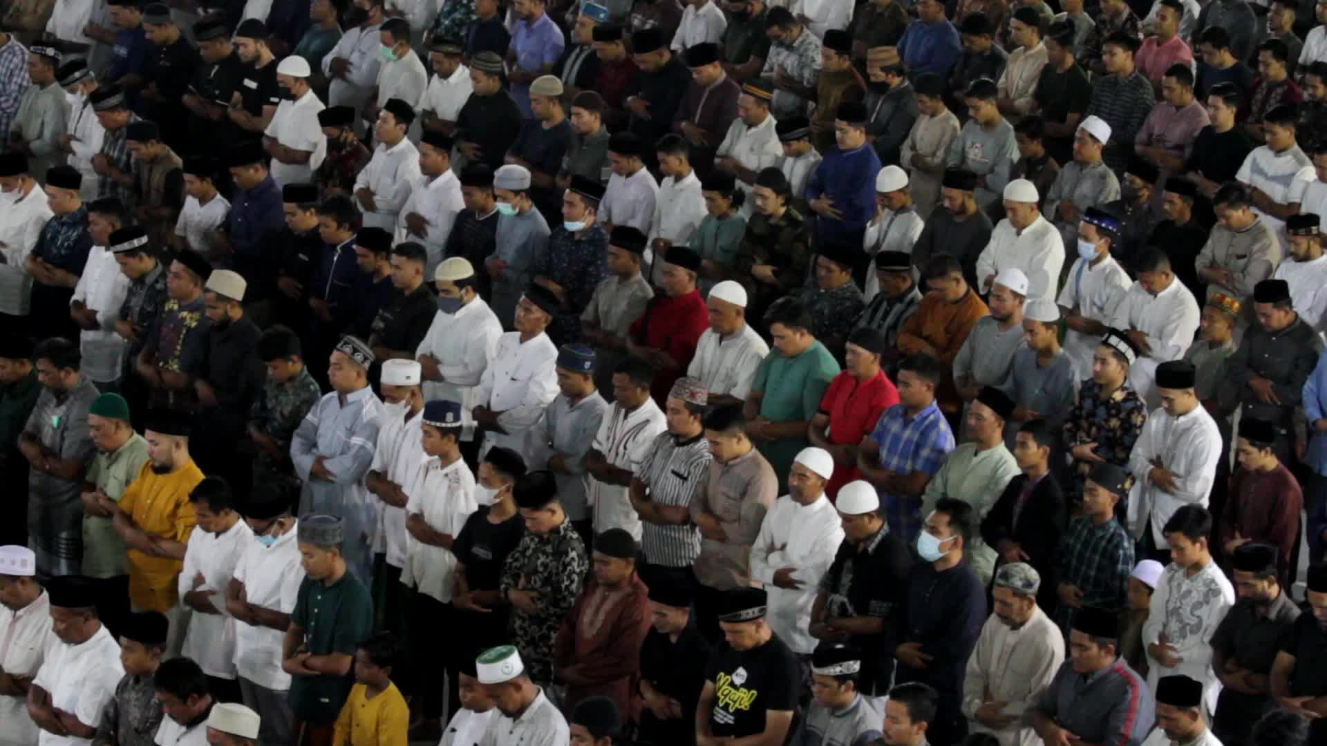 First Tarawih Prayer In Aceh, Indonesia