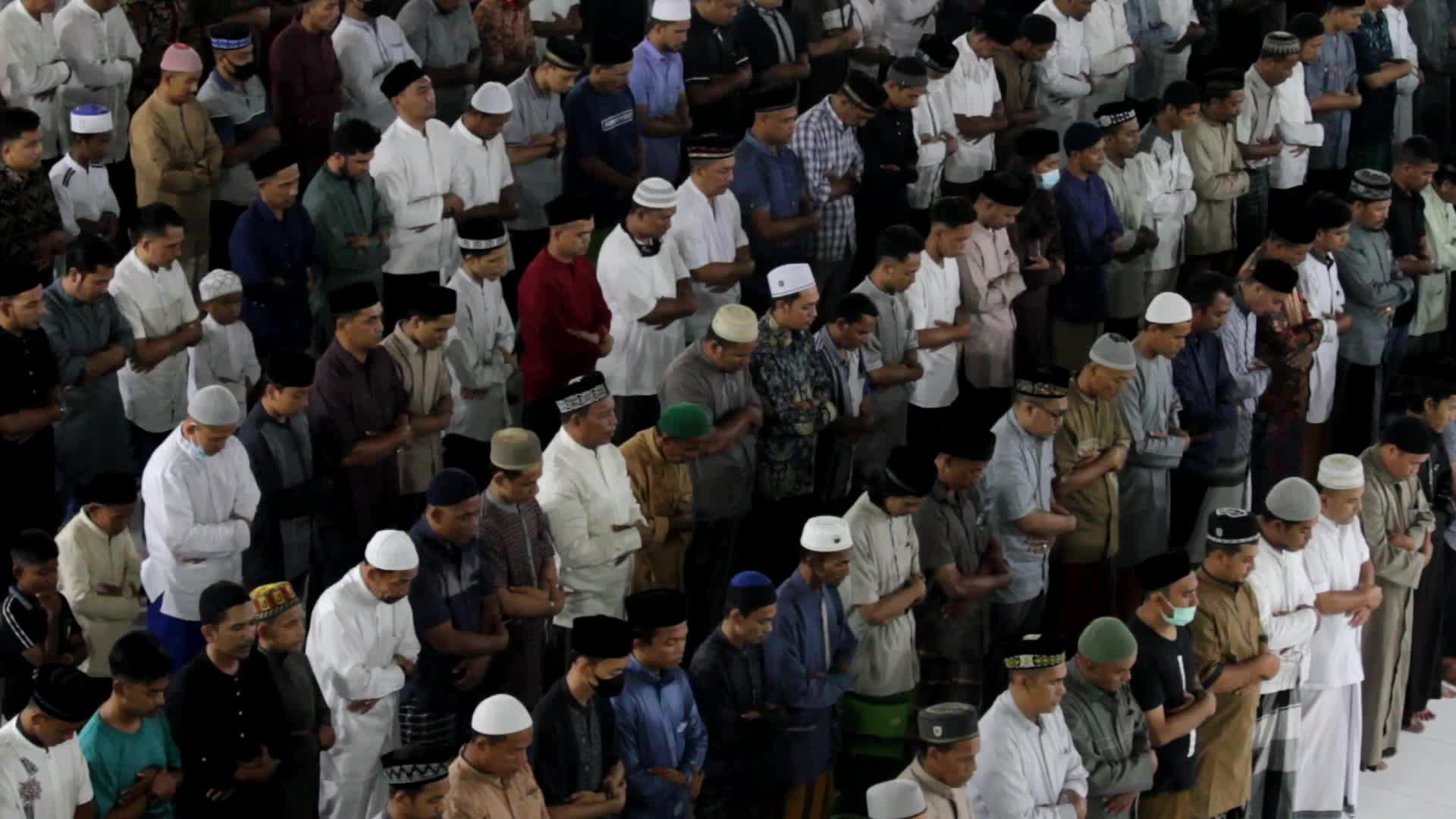 First Tarawih Prayer In Aceh, Indonesia