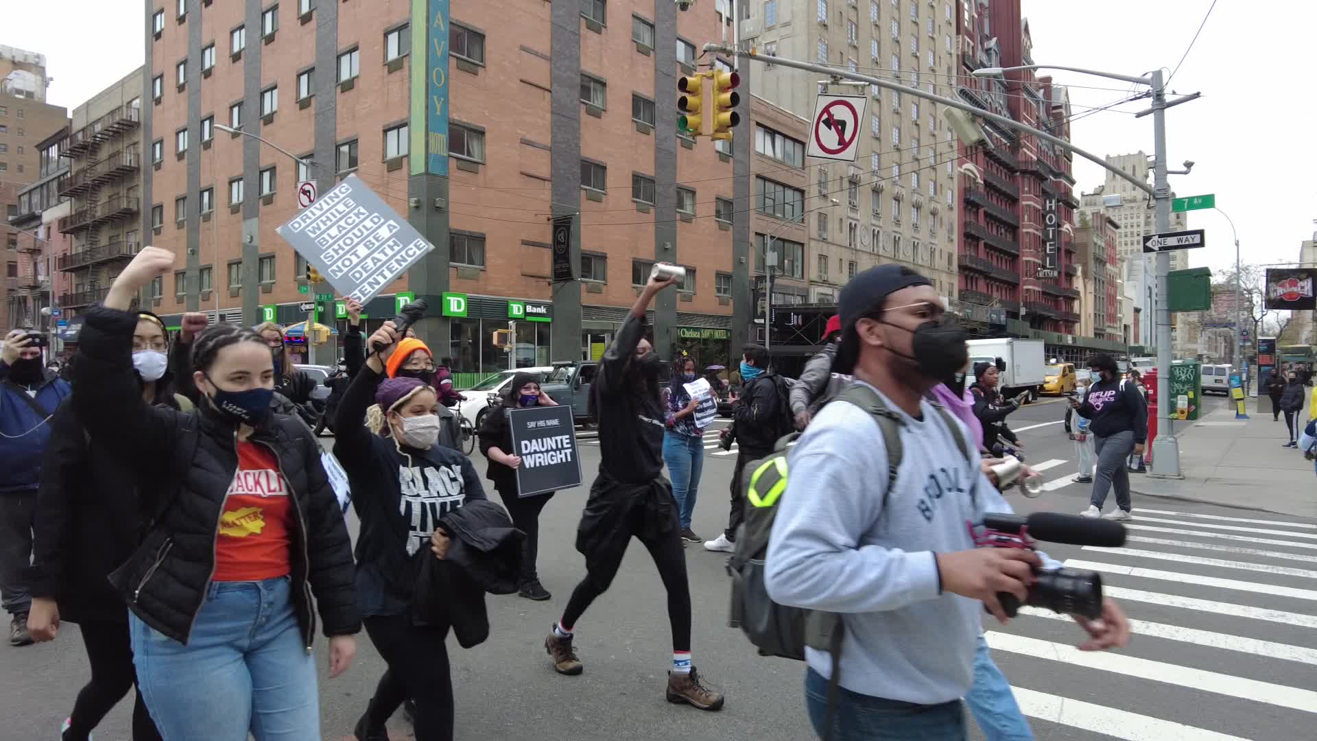 NY Shooting Of A Minneapolis Man, Daunte Wright Demonstration