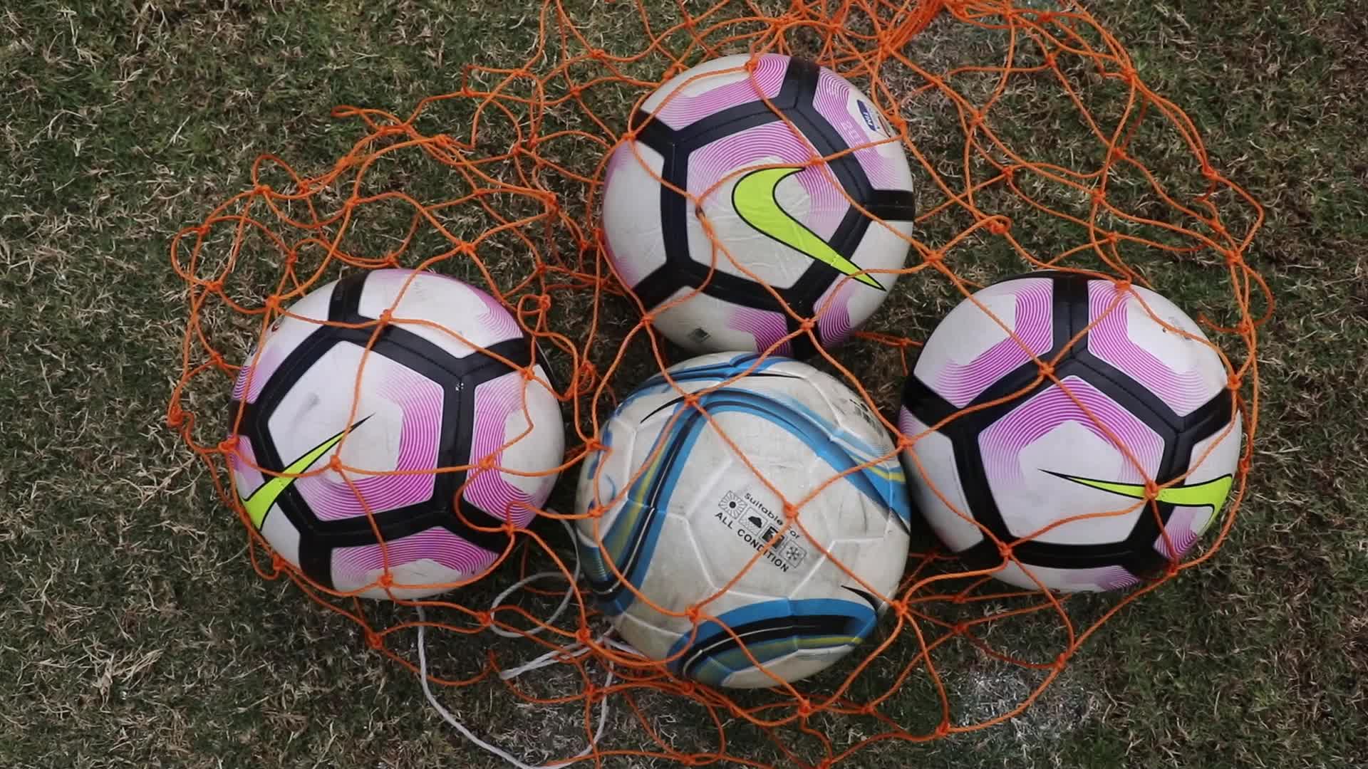 Palestinian amputees play soccer during a local championship in Gaza