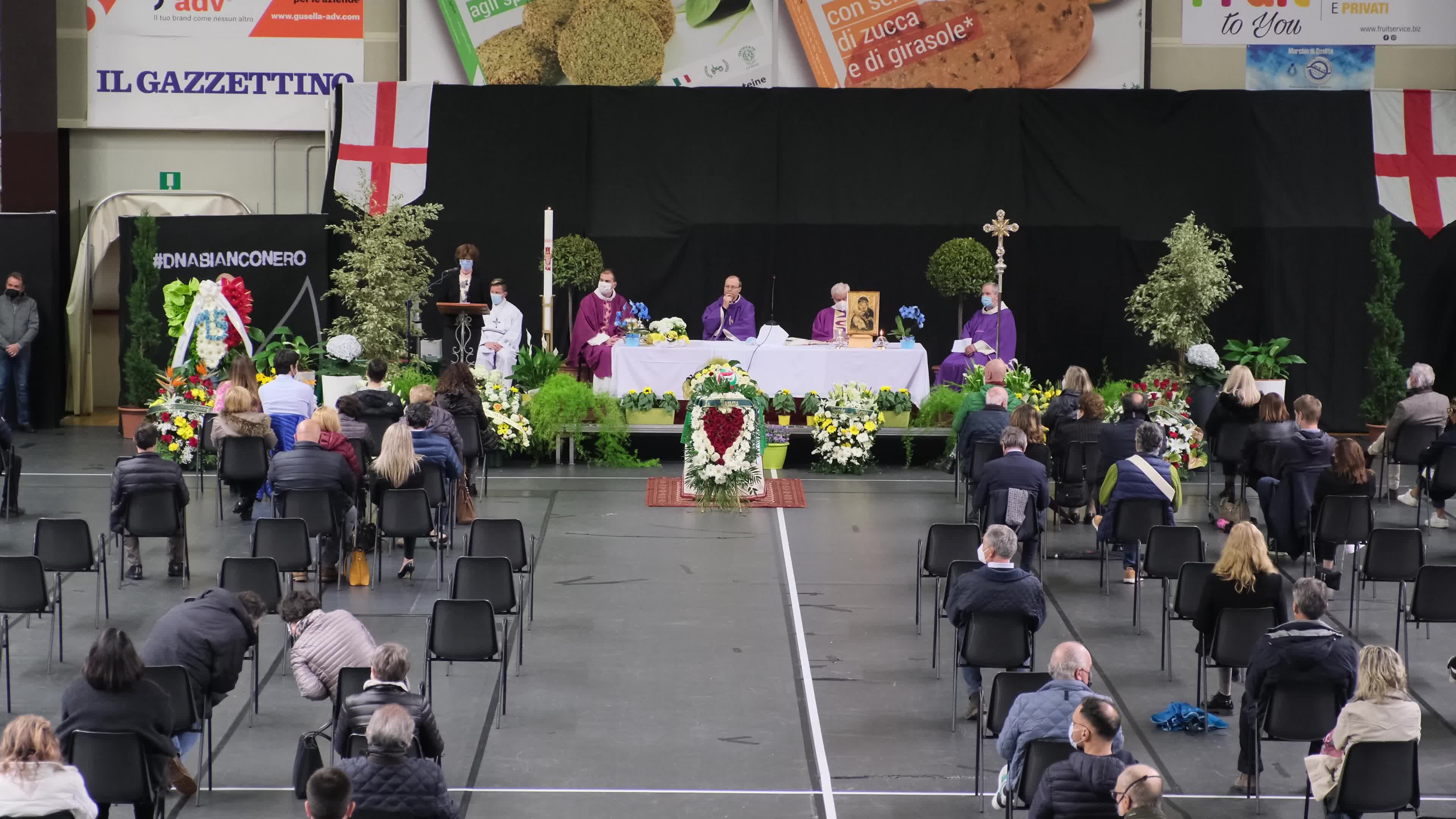 Funeral of the volleyball player of the Italian national team Michele Pasinato