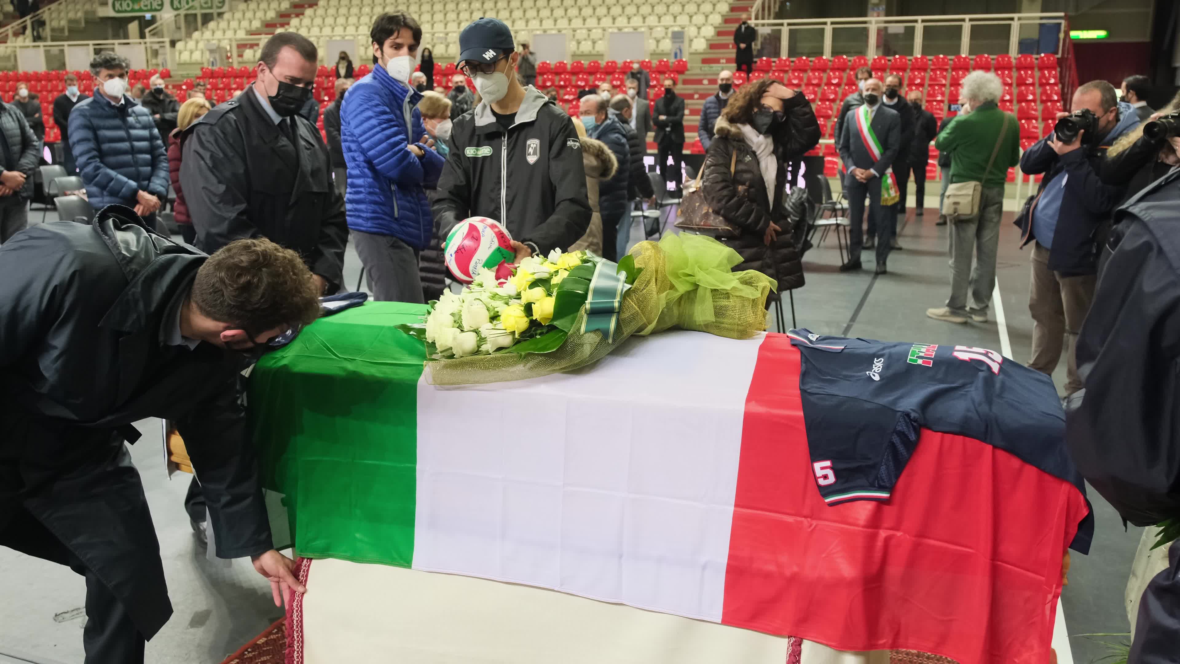 Funeral of the volleyball player of the Italian national team Michele Pasinato