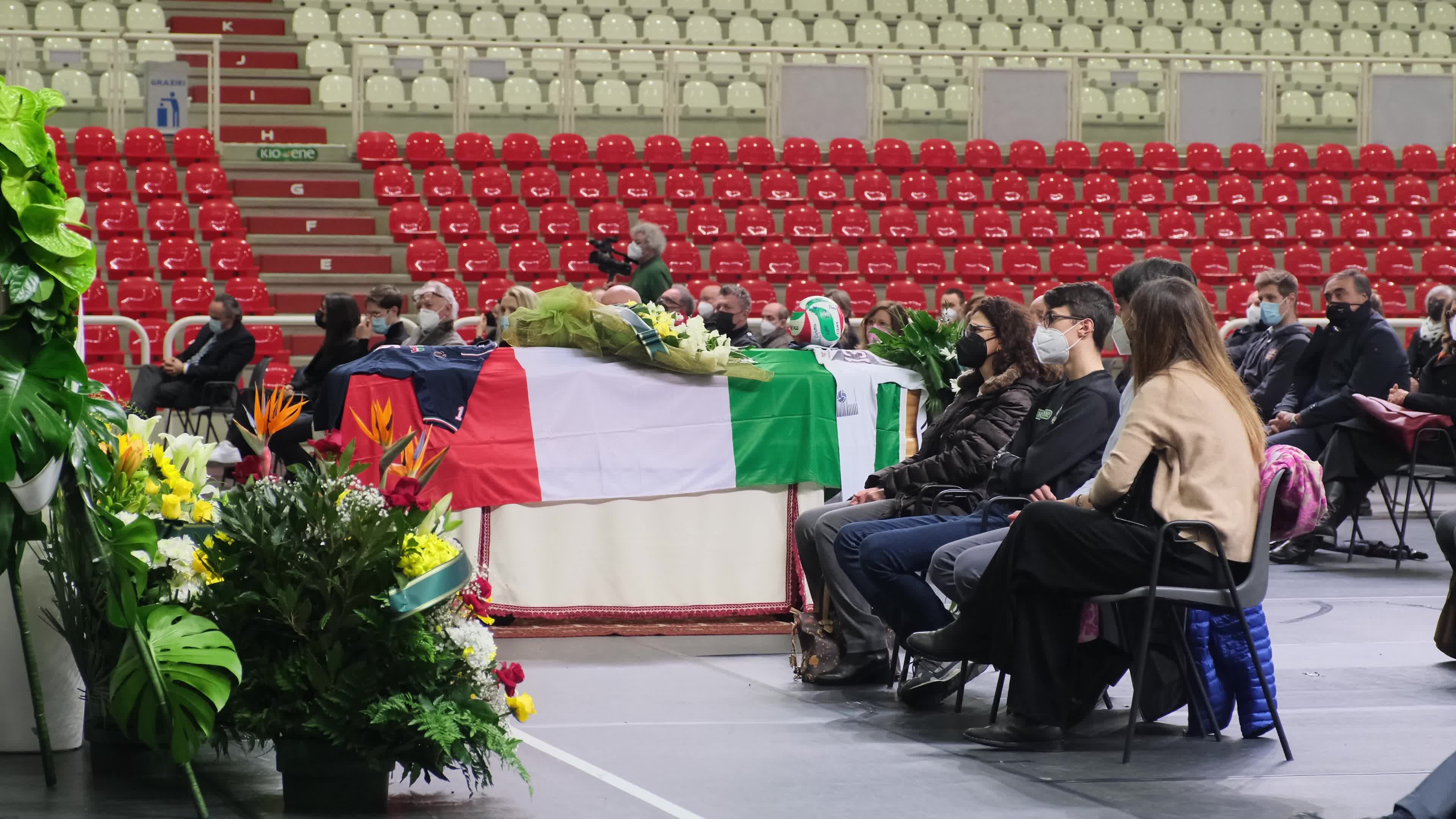 Funeral of the volleyball player of the Italian national team Michele Pasinato