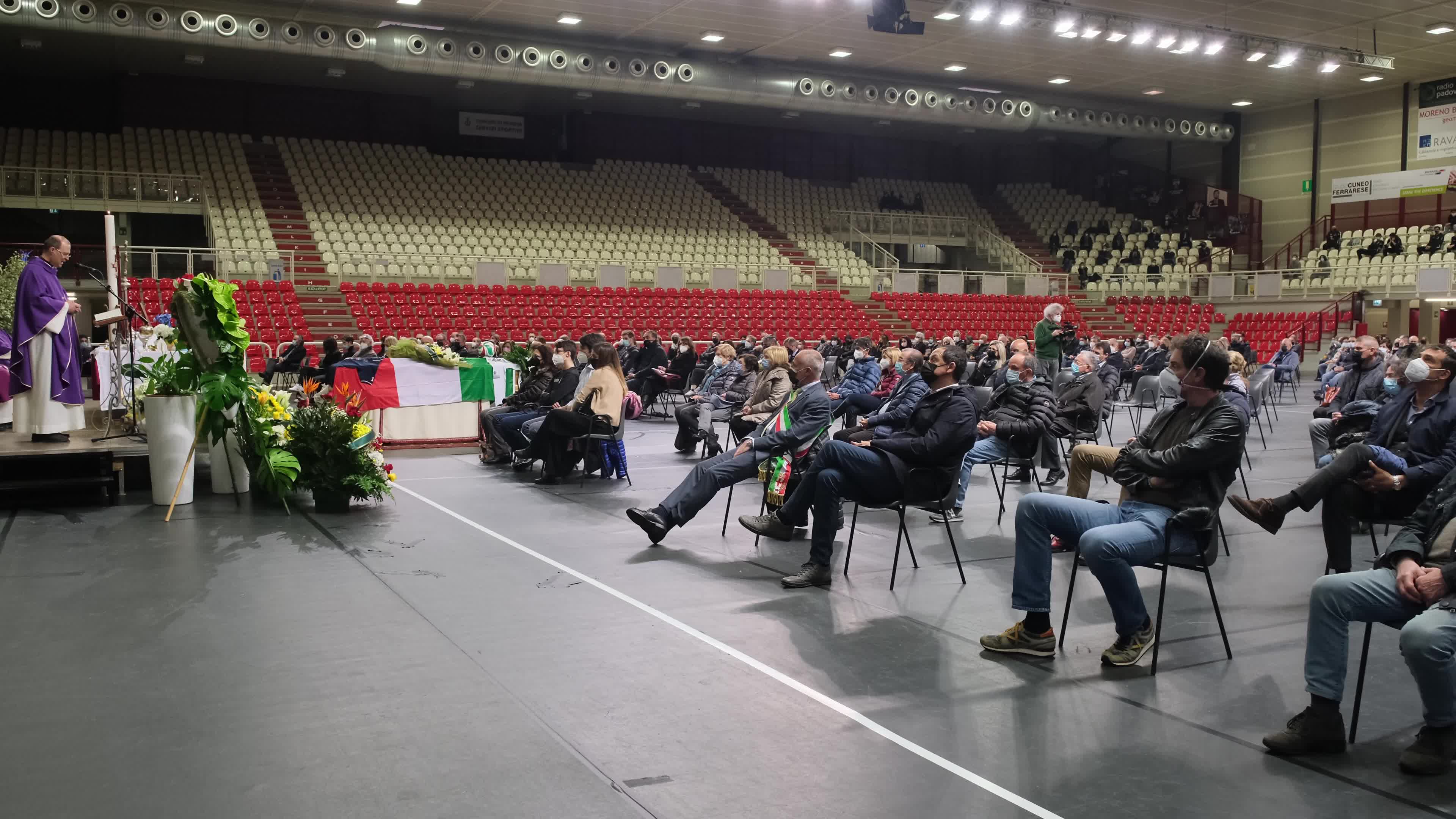Funeral of the volleyball player of the Italian national team Michele Pasinato