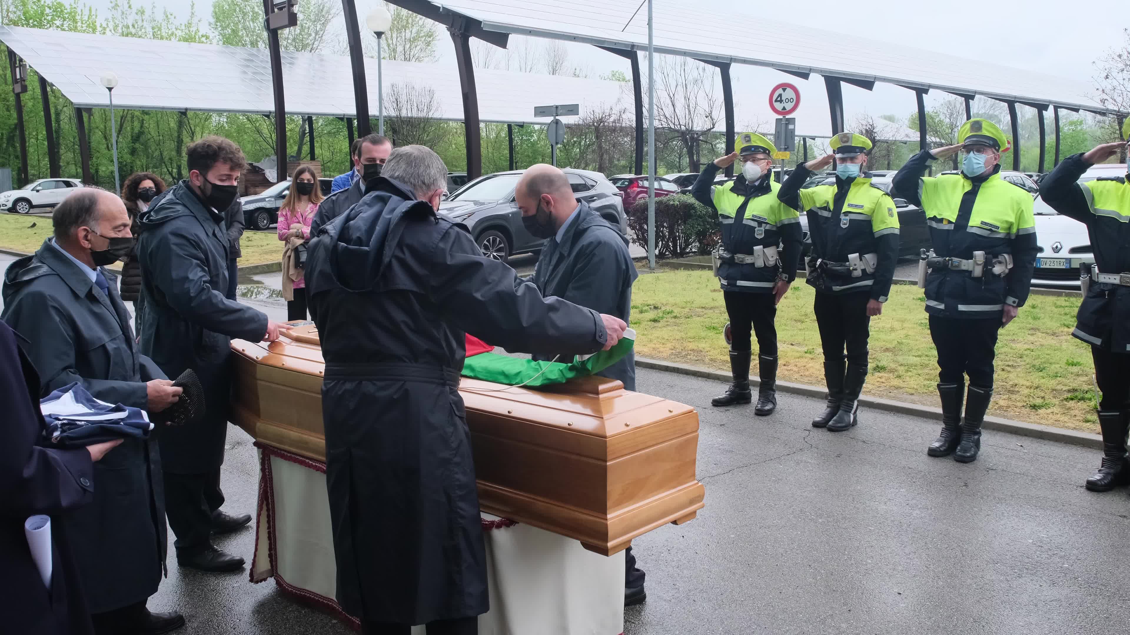 Funeral of the volleyball player of the Italian national team Michele Pasinato