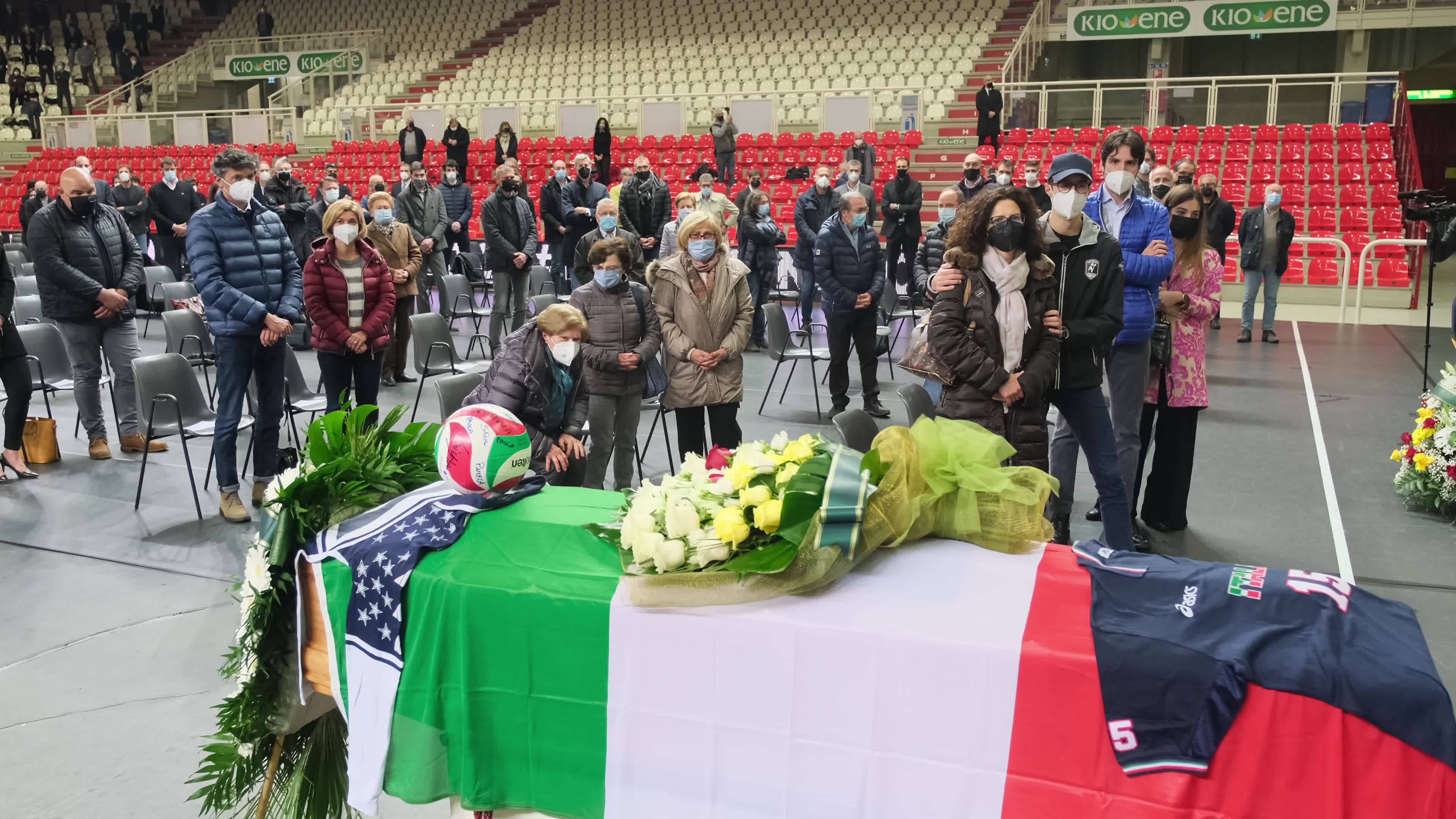 Funeral of the volleyball player of the Italian national team Michele Pasinato