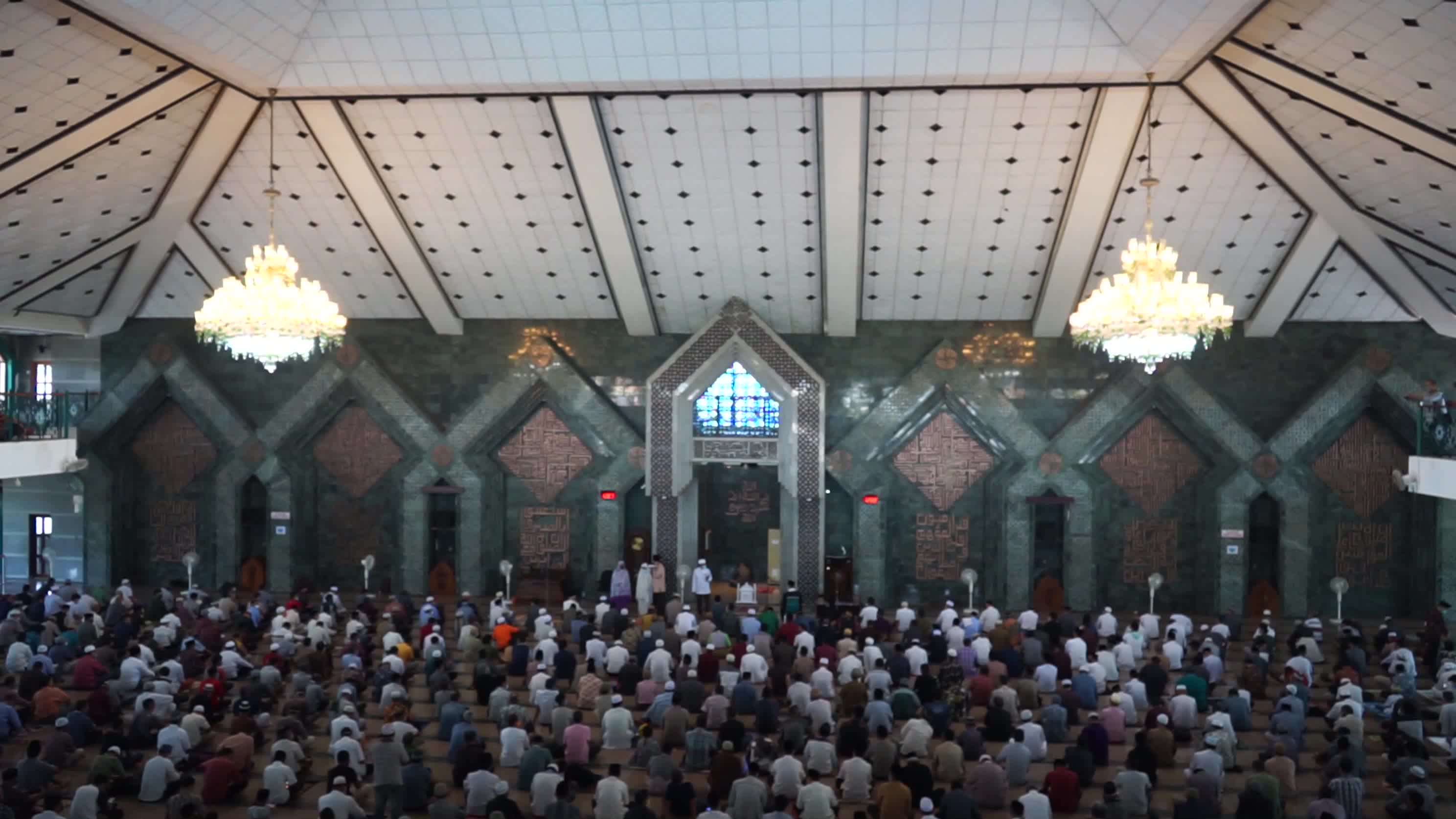 First friday prayer of Ramadan in Makassar