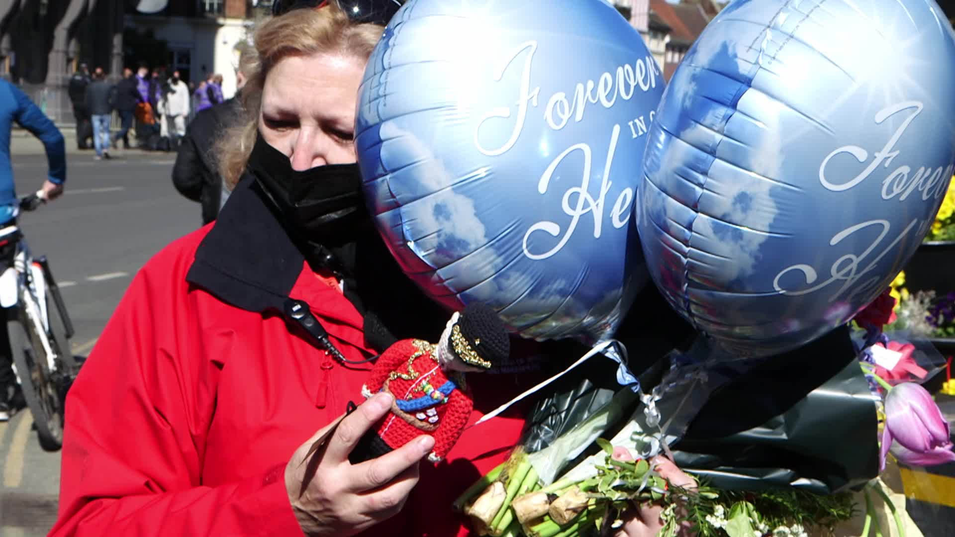 People pay tribute to Prince Philip at Windsor