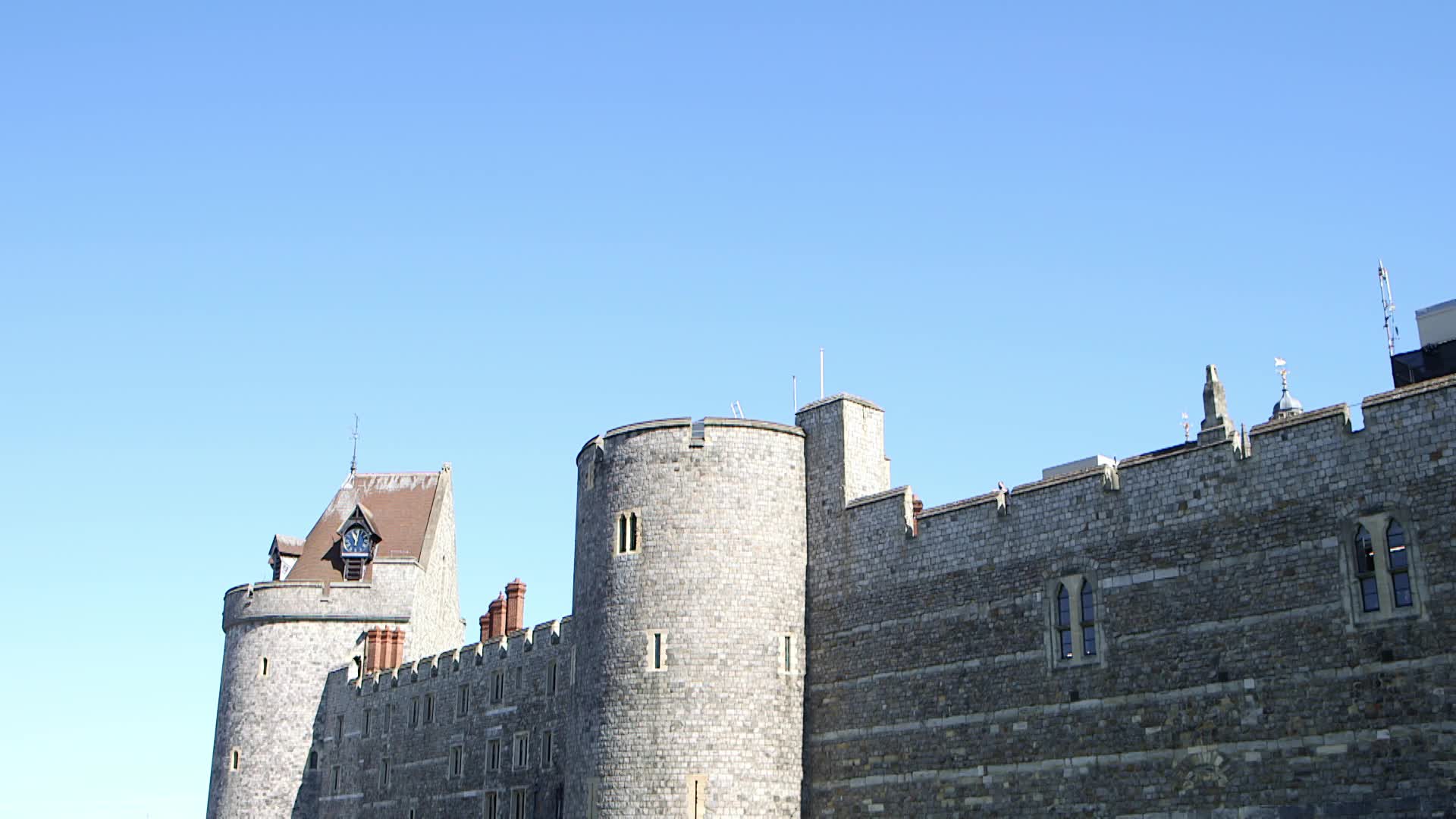 Windsor Castle ahead the funeral of Prince Philip