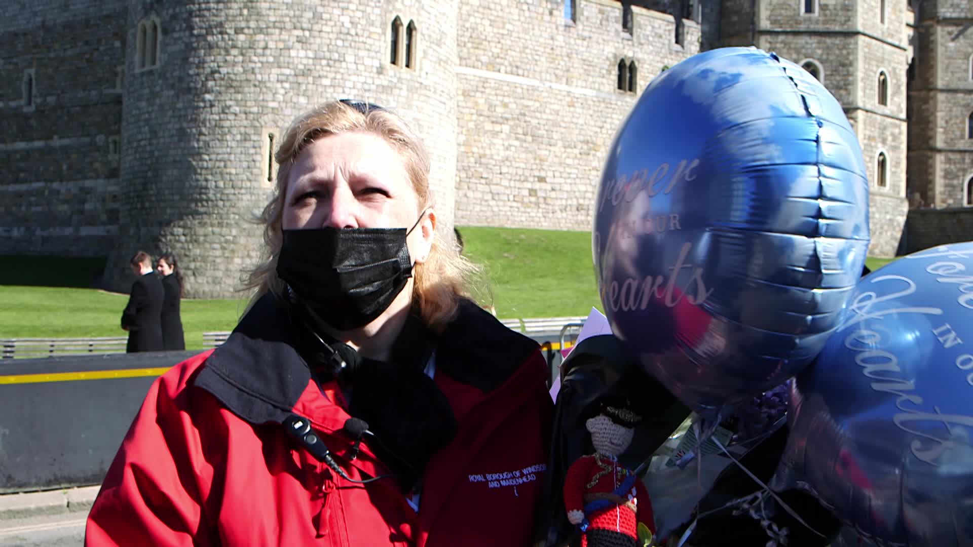 Voxpops of people gather in Windsor for funeral of the Duke of Edinburgh