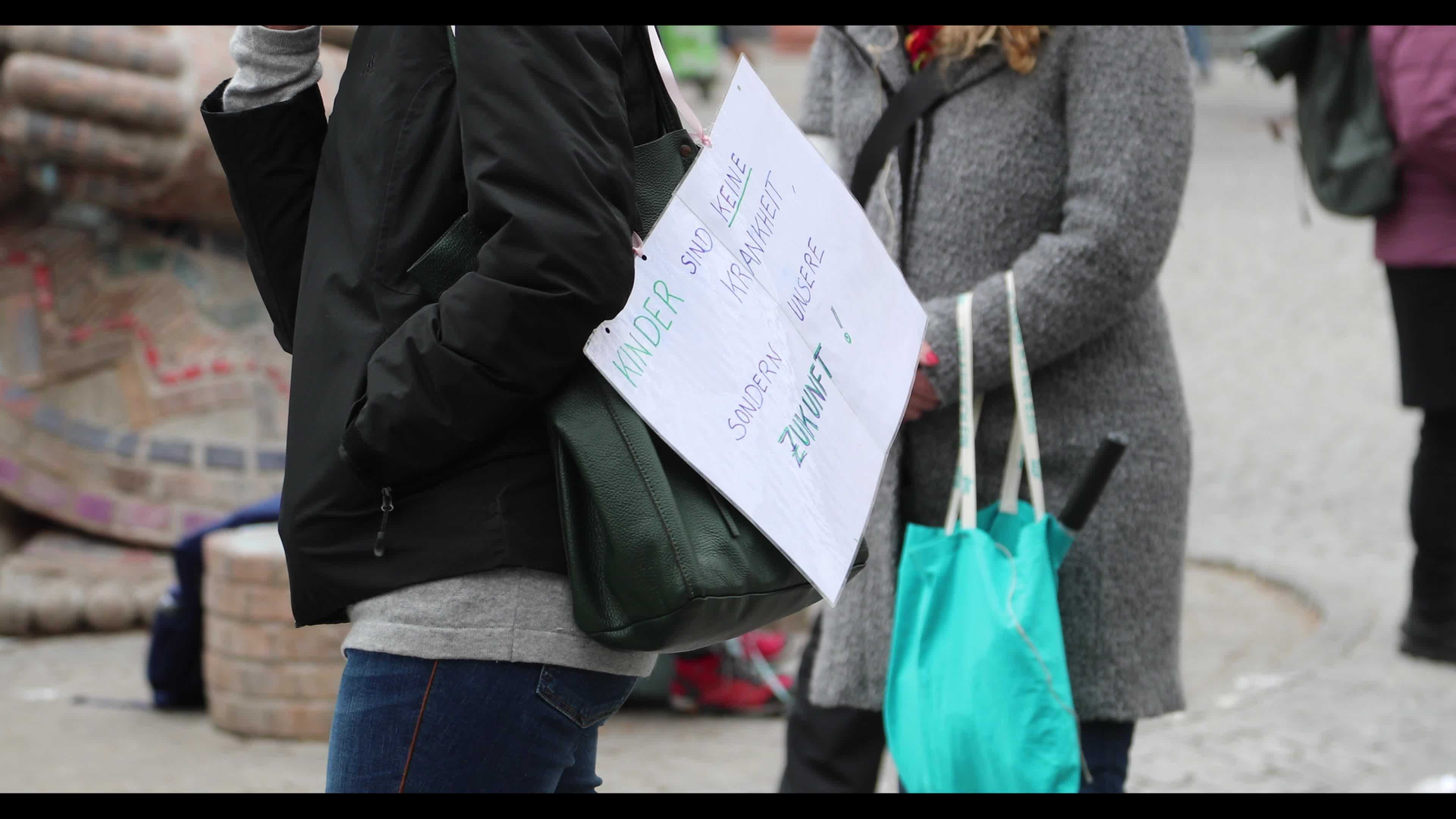 Anti Lockdown Protest in Munich, Germany