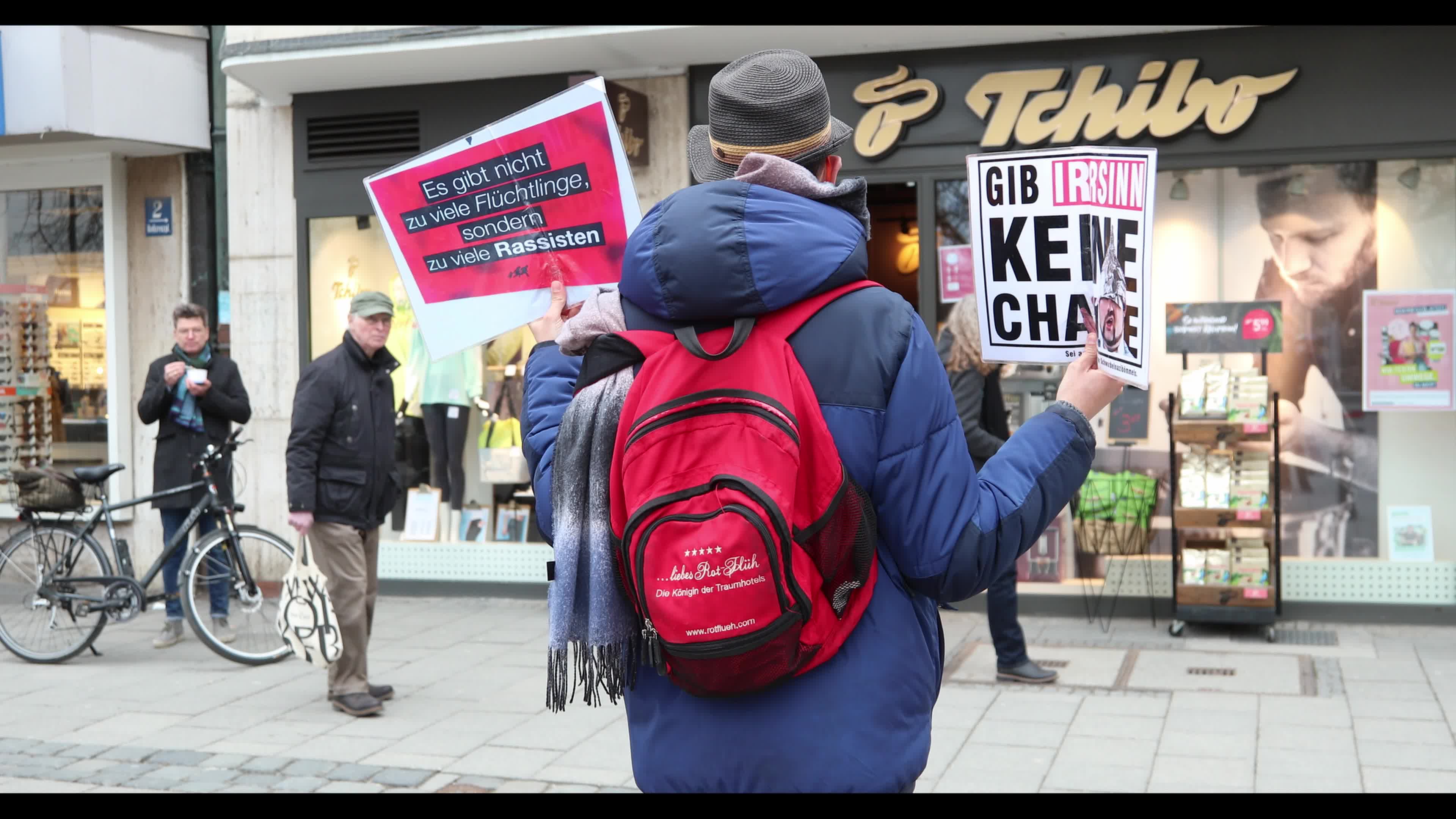 Anti Lockdown Protest in Munich, Germany