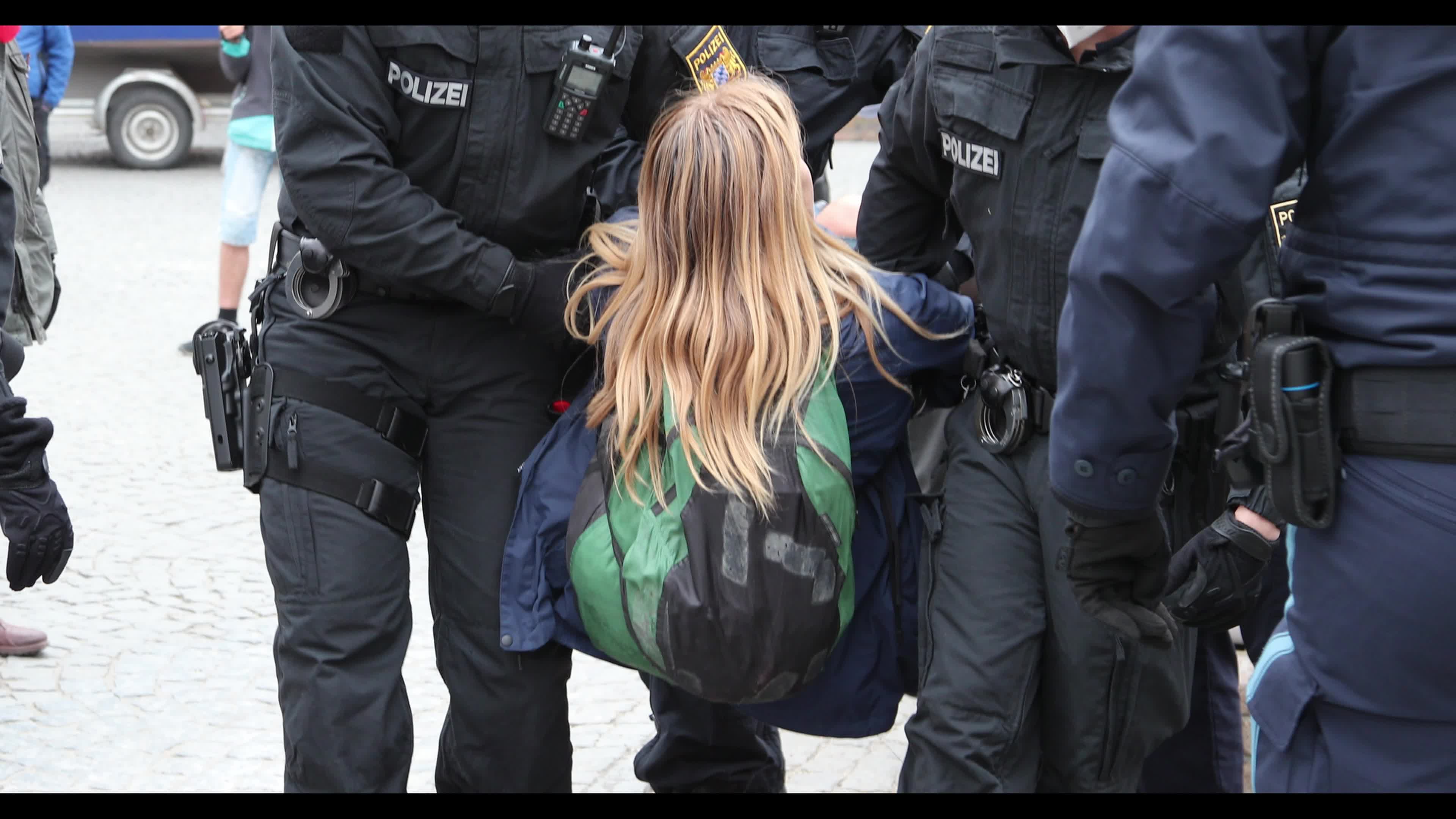 Anti Lockdown Protest in Munich, Germany