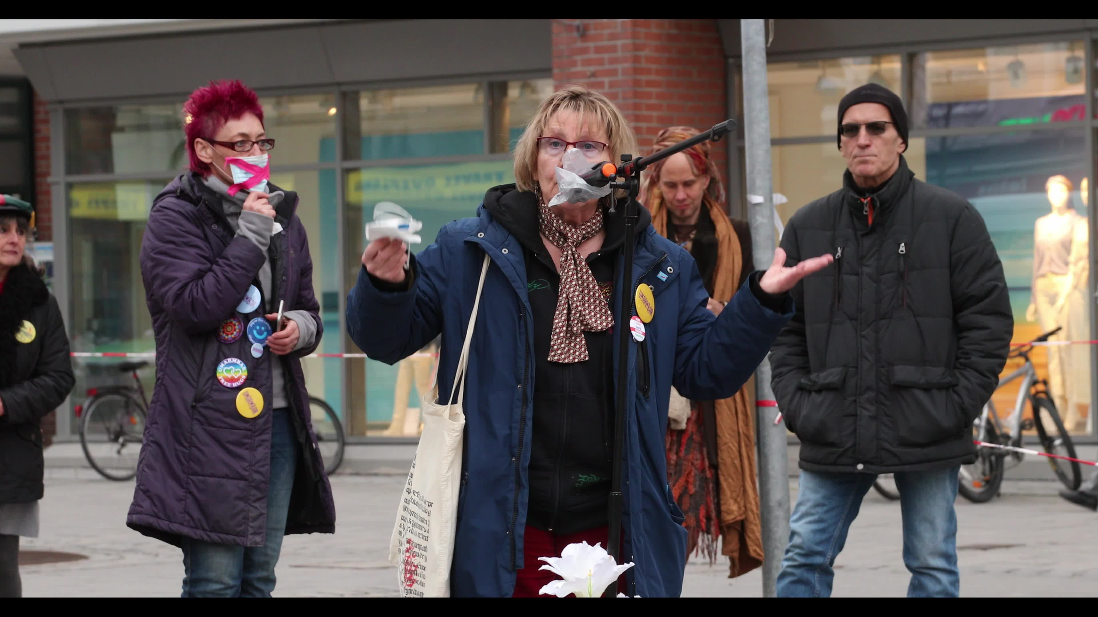 Anti Lockdown Protest in Munich, Germany
