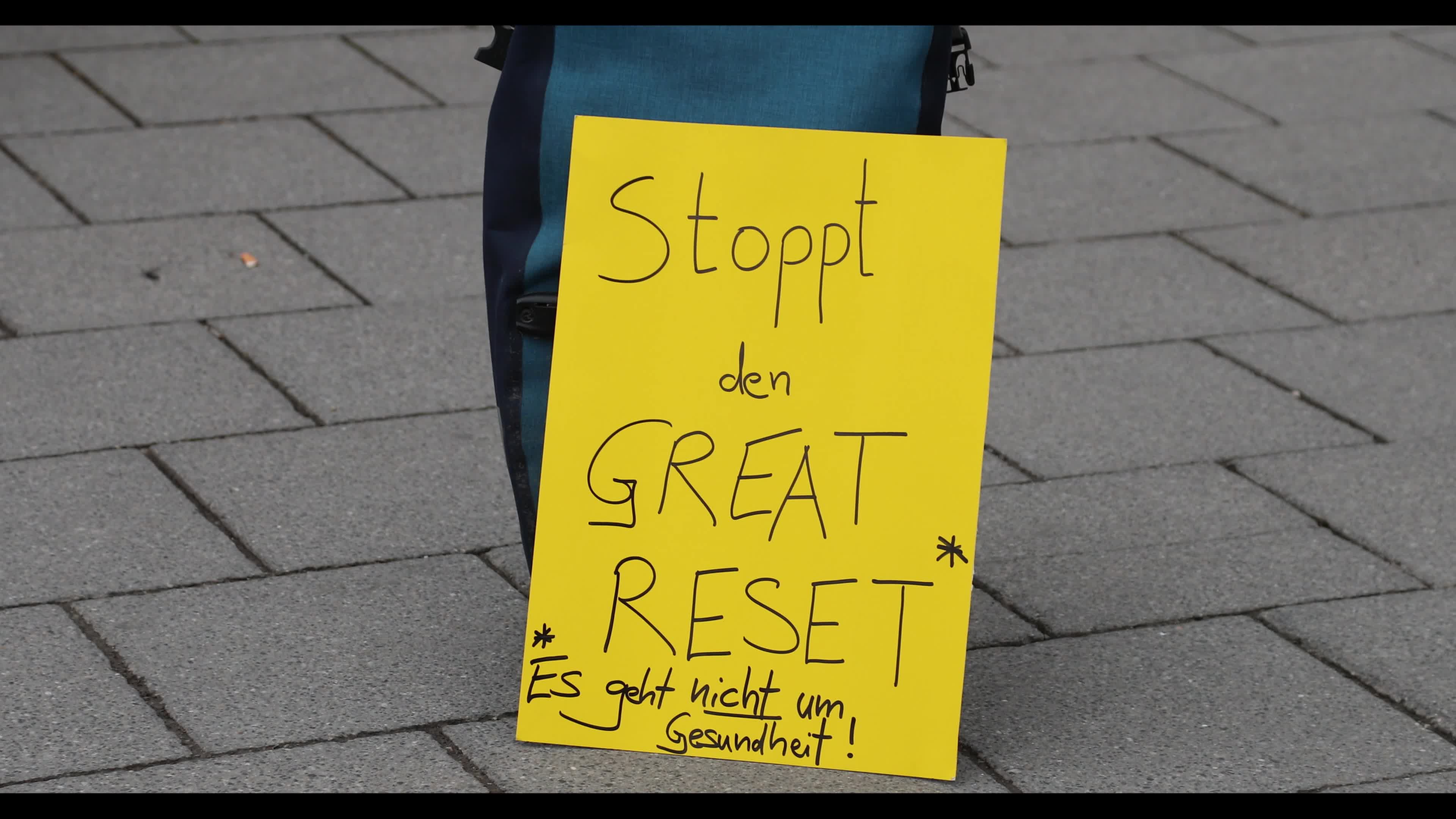 Anti Lockdown Protest in Munich, Germany