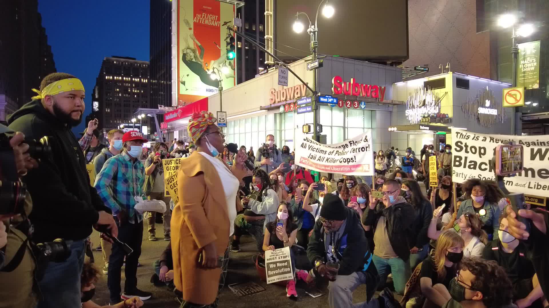 NY: People Rally Through New York City Streets Following Derek Chauvin’s Guilty Verdict 