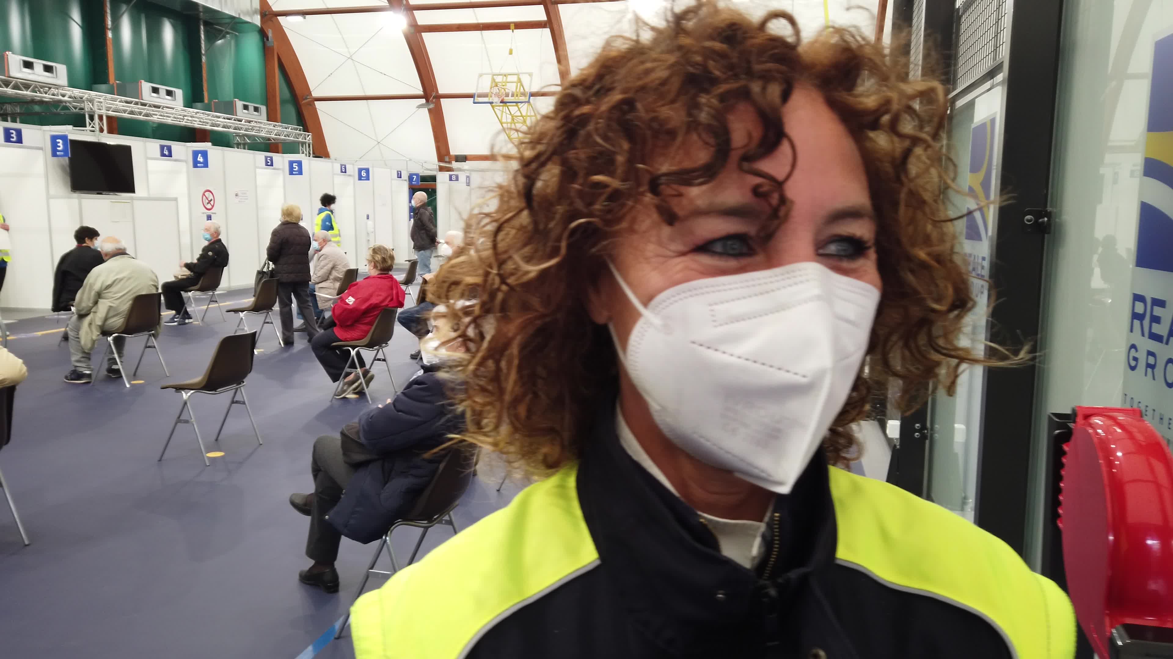 First Vaccination hub made available by a private company