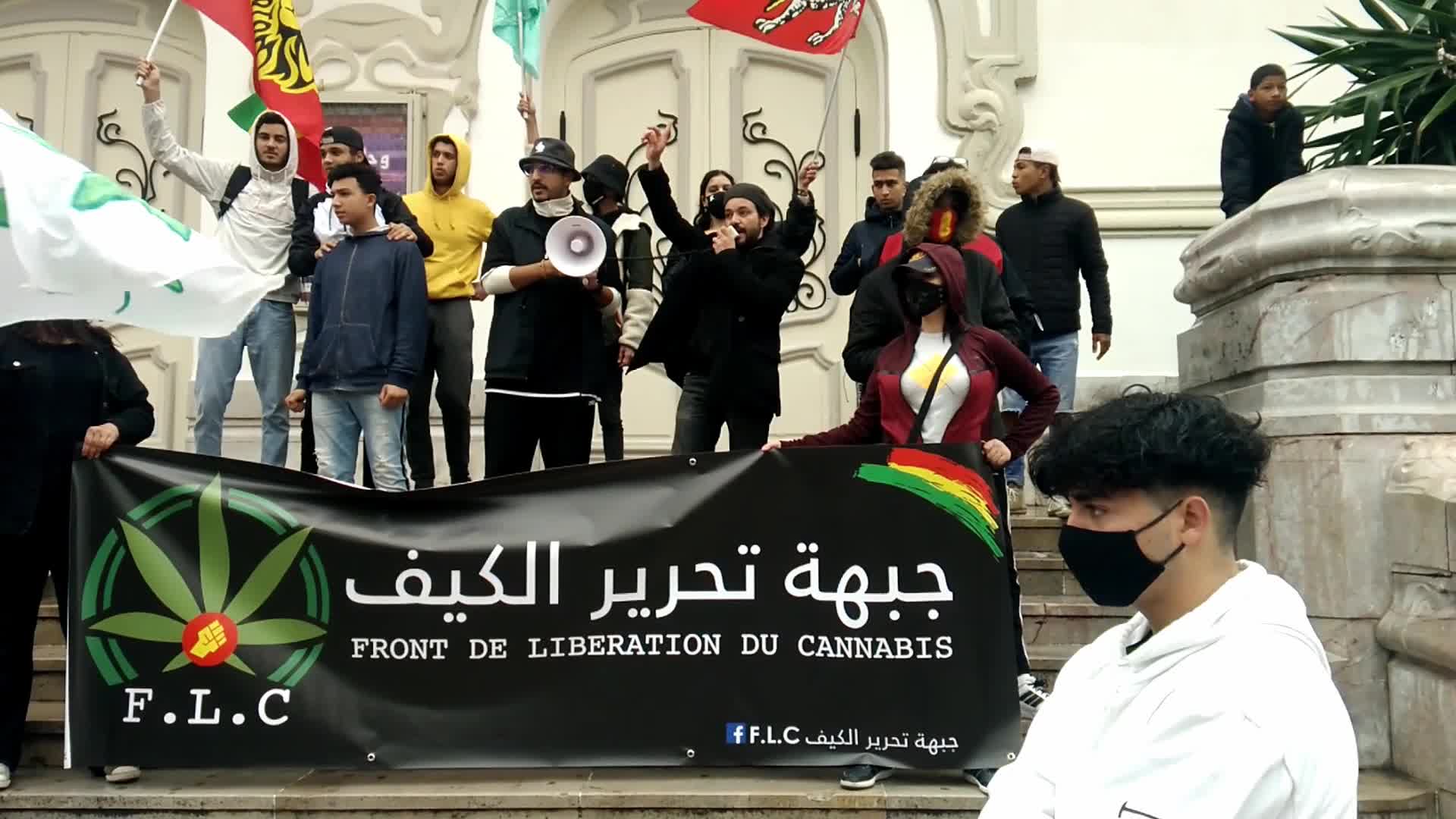 Demonstration Calls For Legalization Of Cannabis Use In Tunis