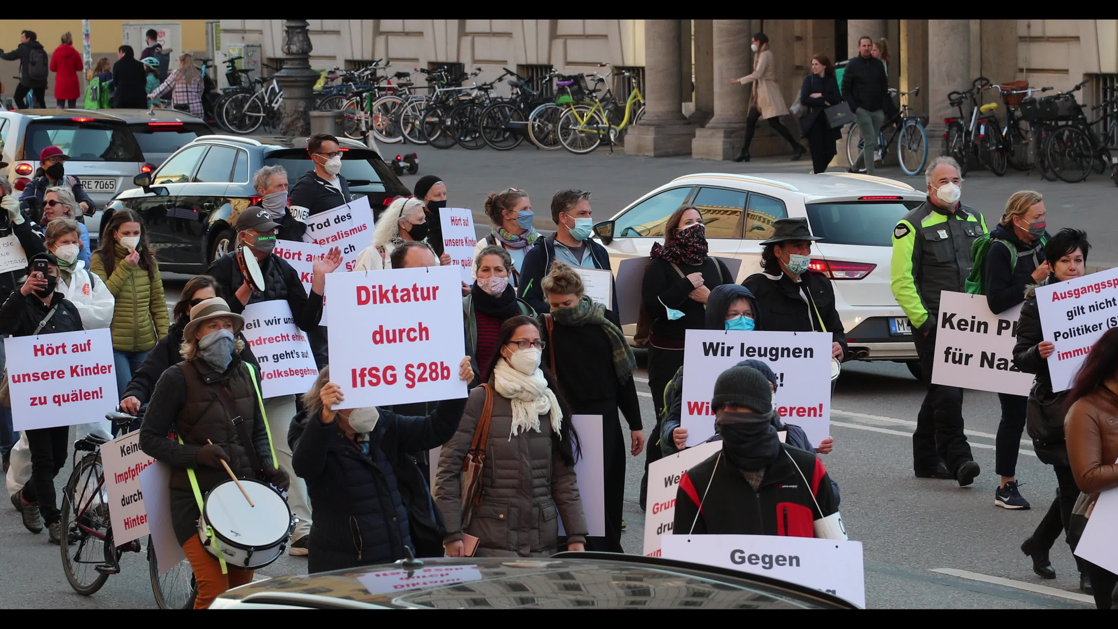 Demonstration of the initiative "Querdenken" in Munich
