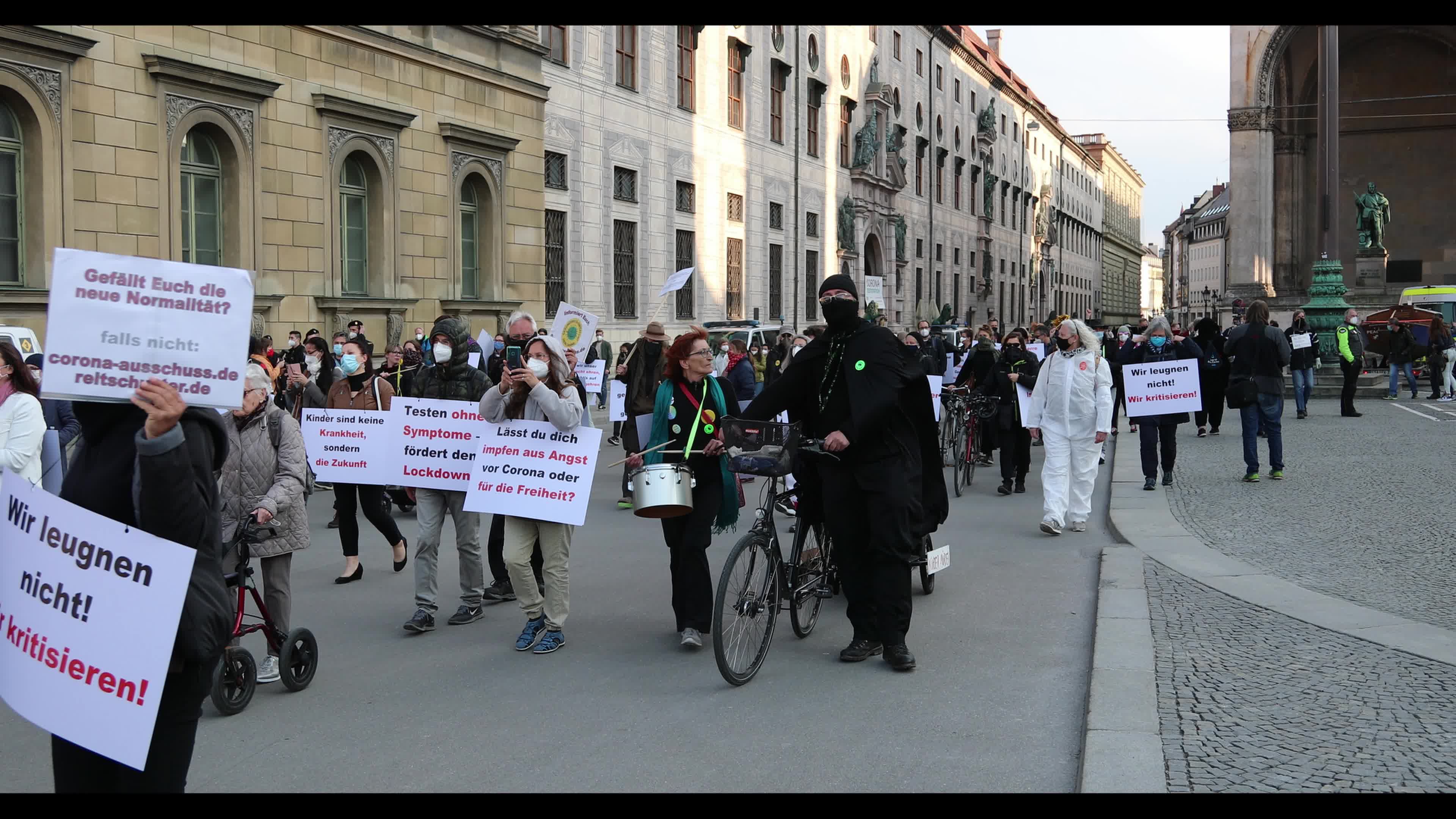 Demonstration of the initiative "Querdenken" in Munich