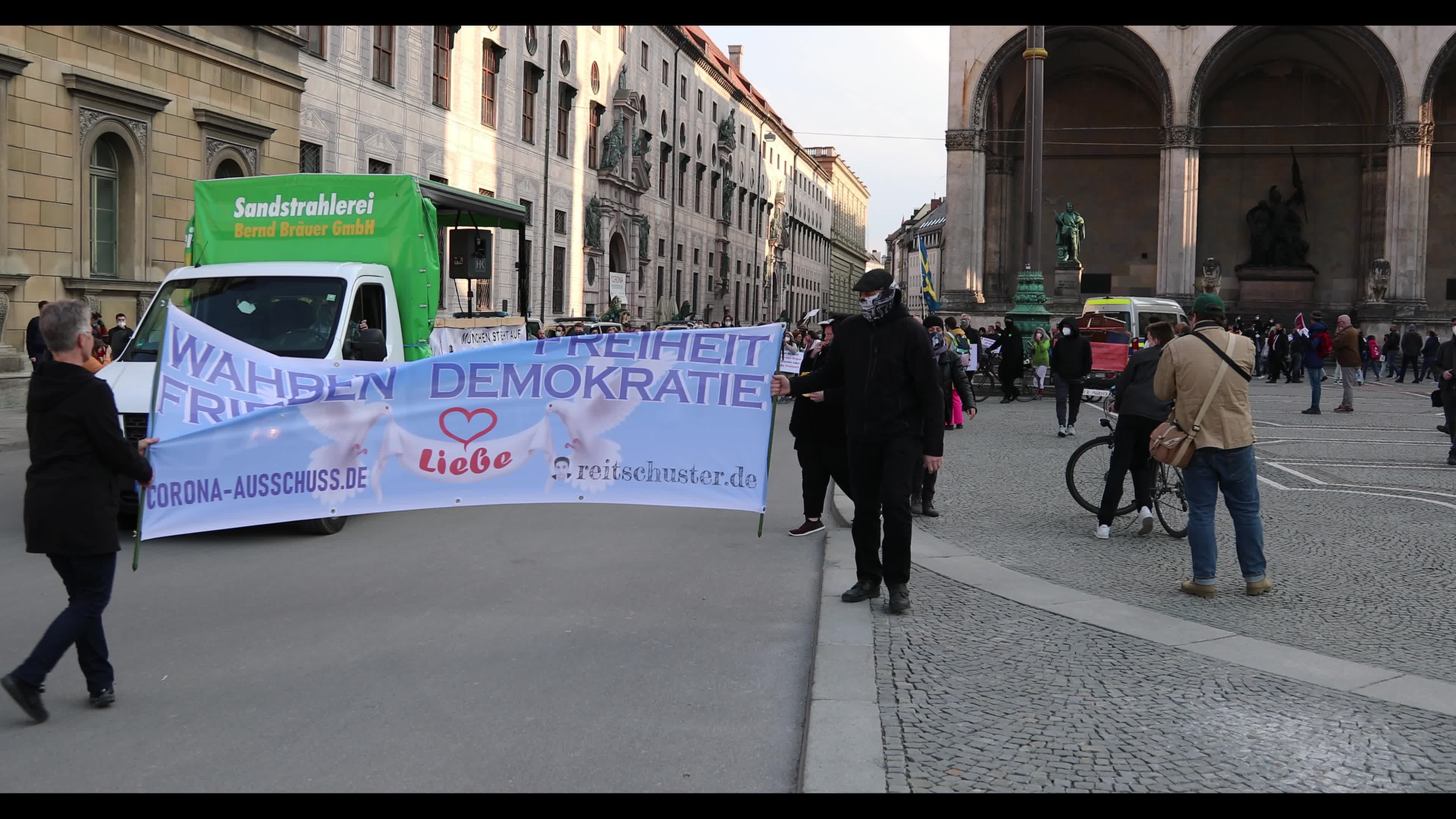 Demonstration of the initiative "Querdenken" in Munich