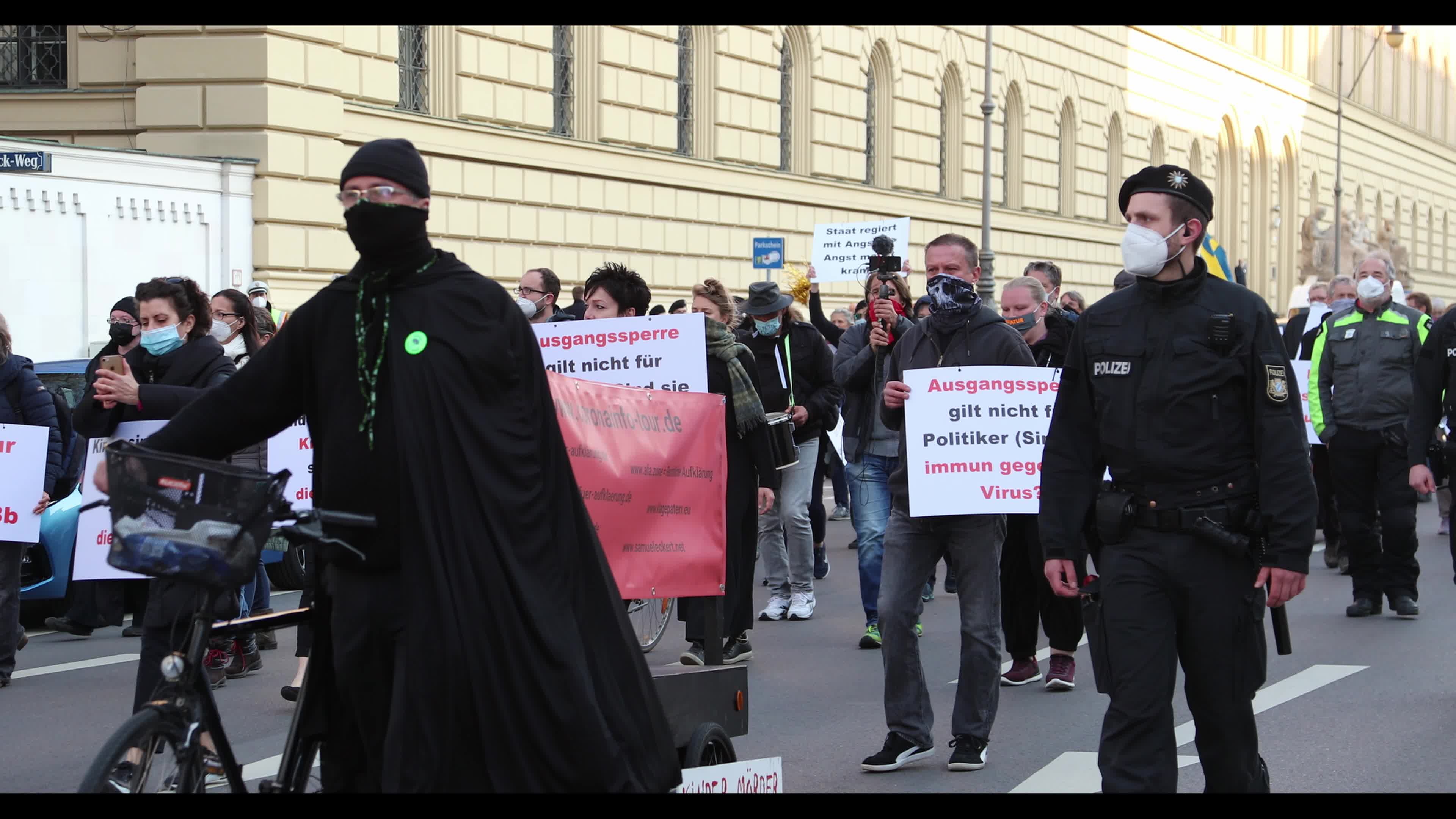 Demonstration of the initiative "Querdenken" in Munich