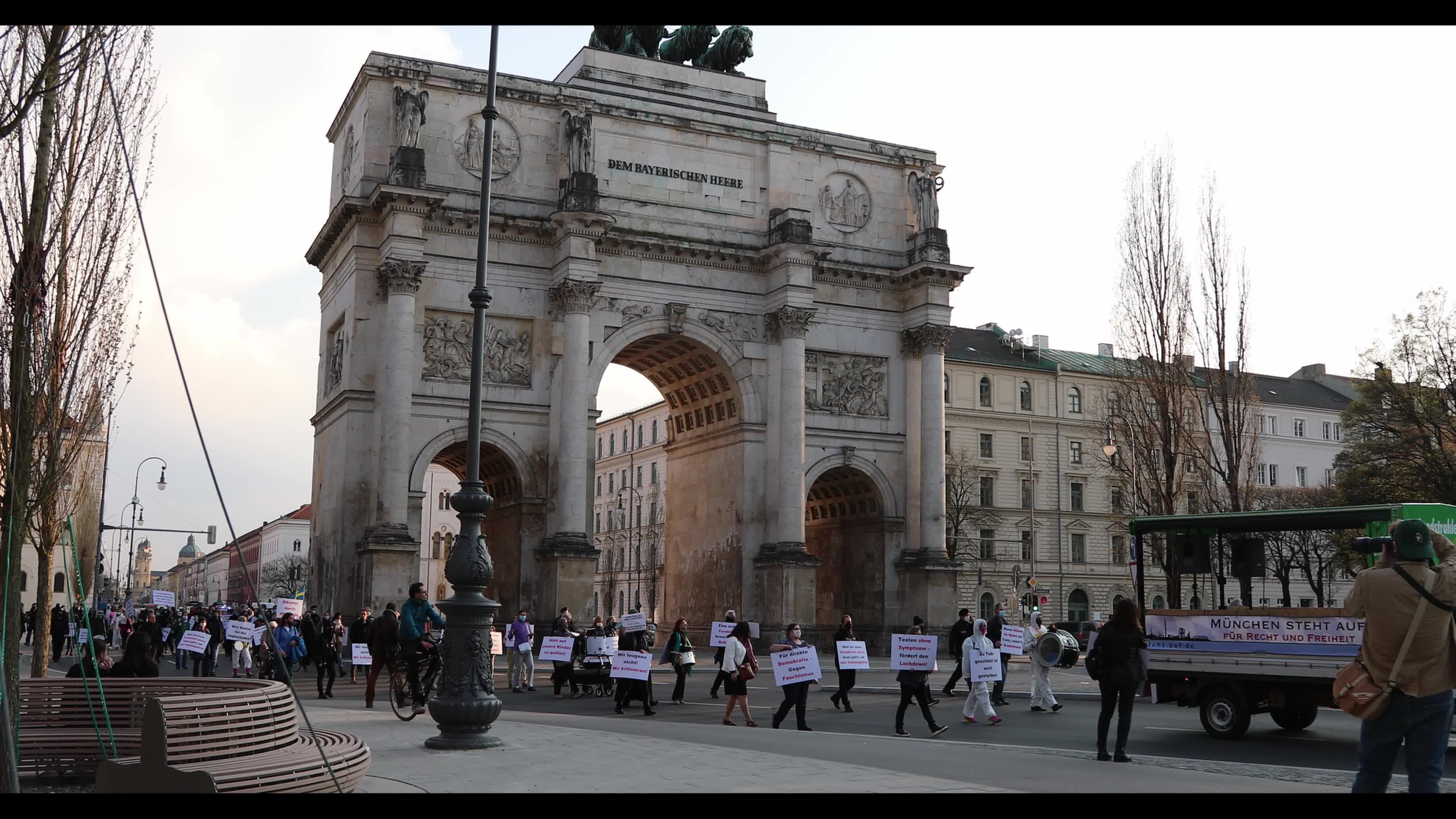 Demonstration of the initiative "Querdenken" in Munich