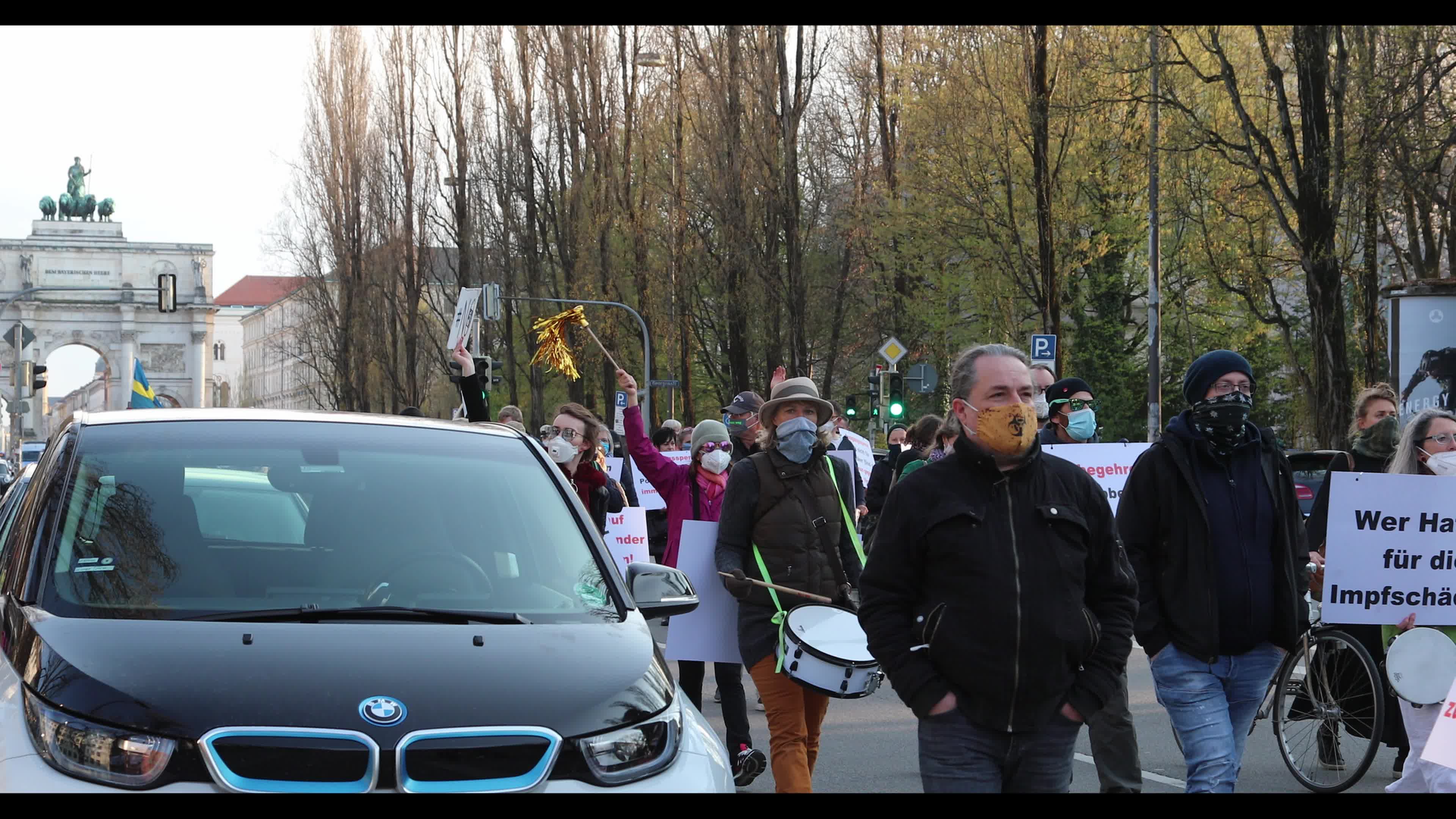 Demonstration of the initiative "Querdenken" in Munich