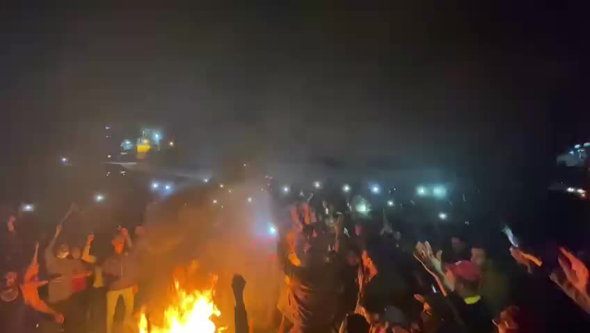 Palestinians protest in Gaza