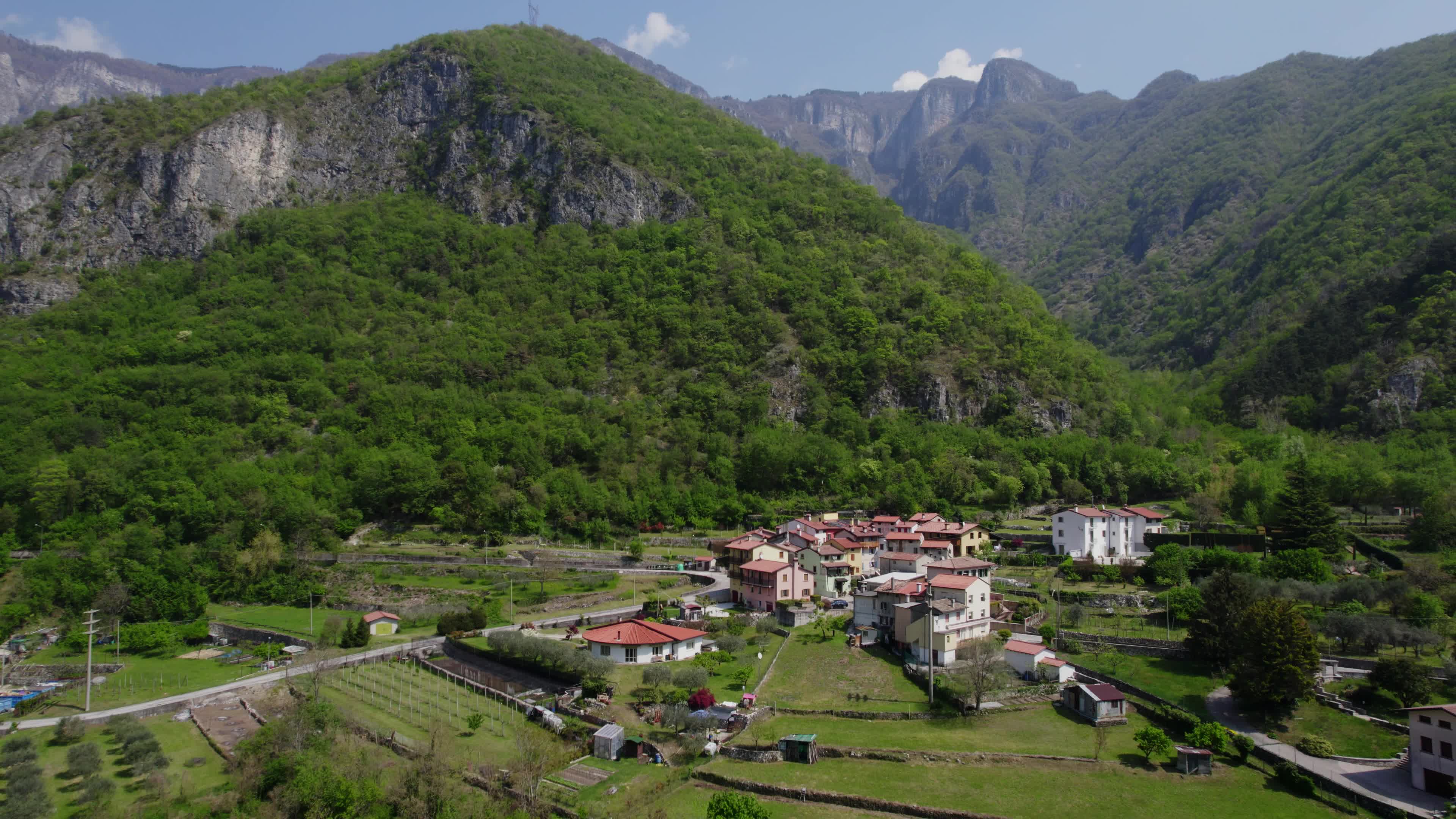Aerial view of Brenta River