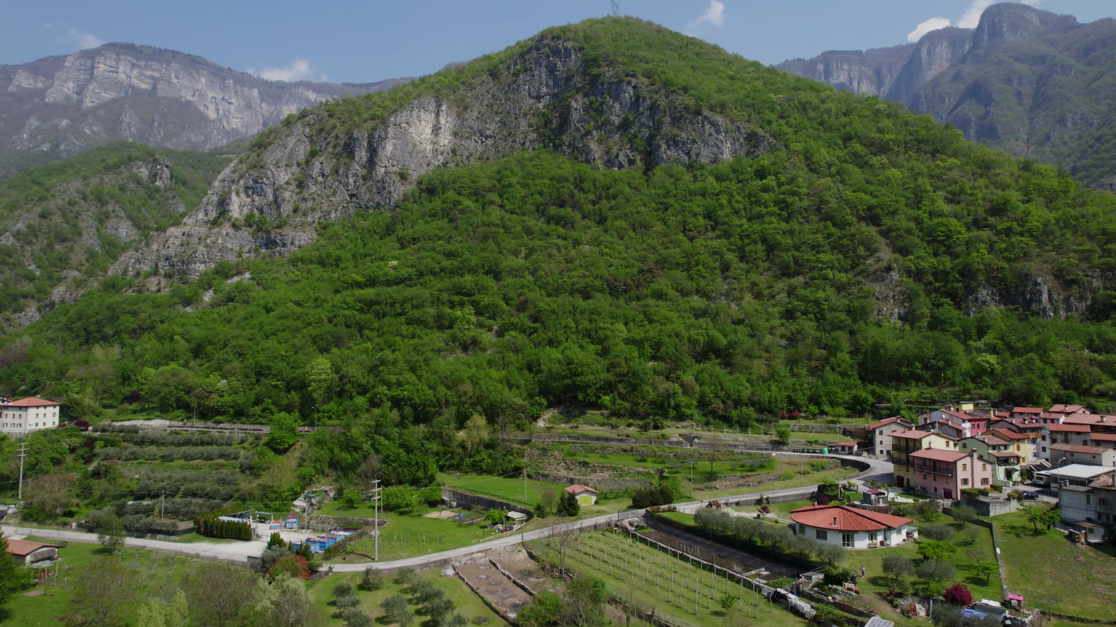 Aerial view of Brenta River