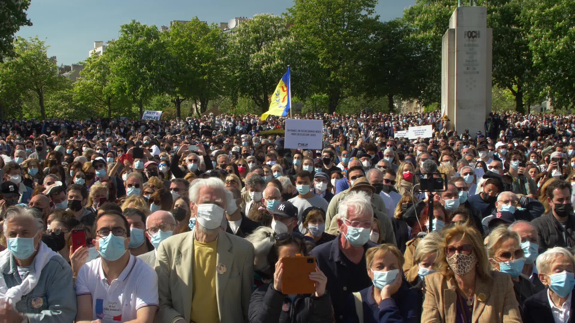 Justice for Sarah Halimi Rally in Paris