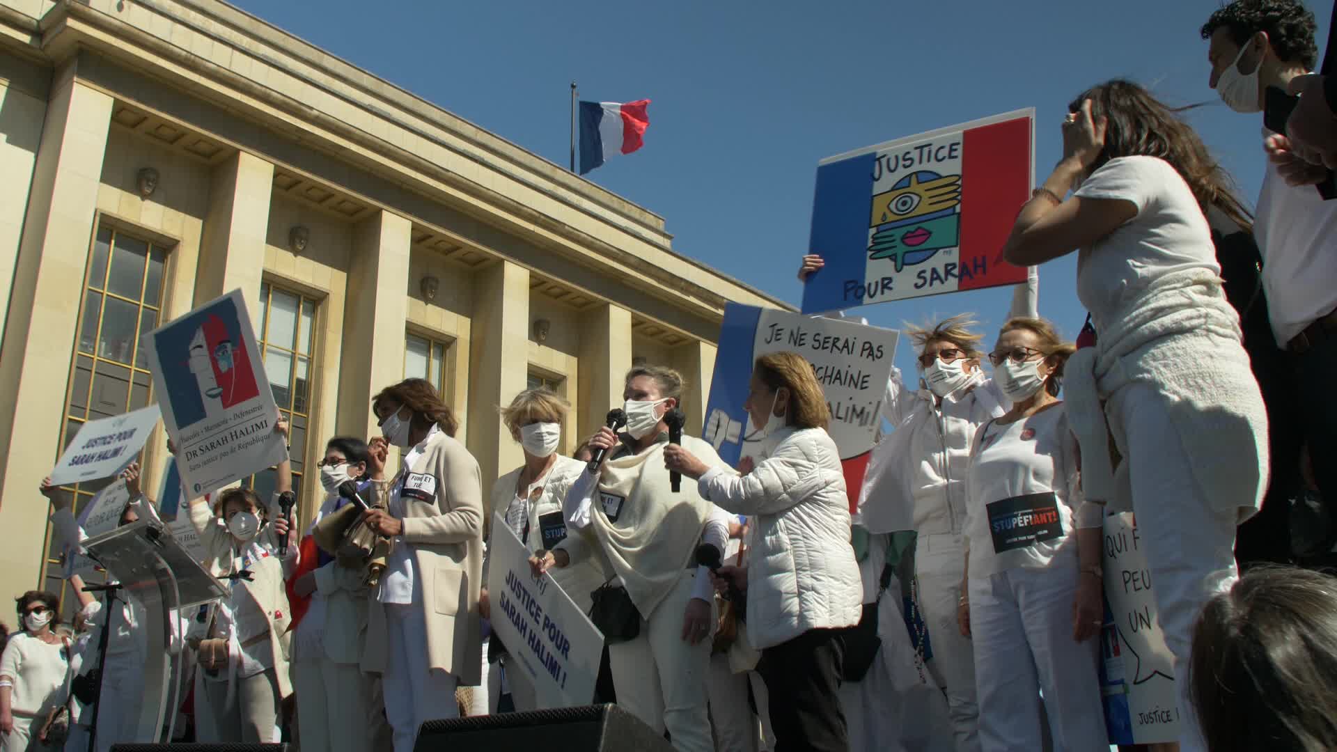 Justice for Sarah Halimi Rally in Paris