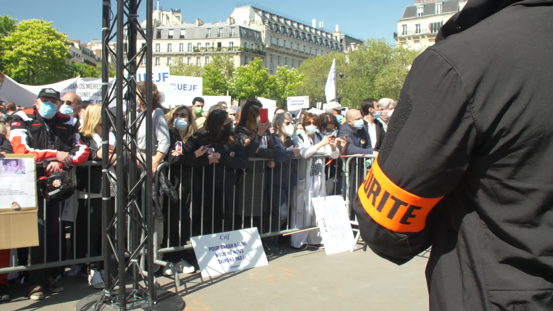 Justice for Sarah Halimi Rally in Paris