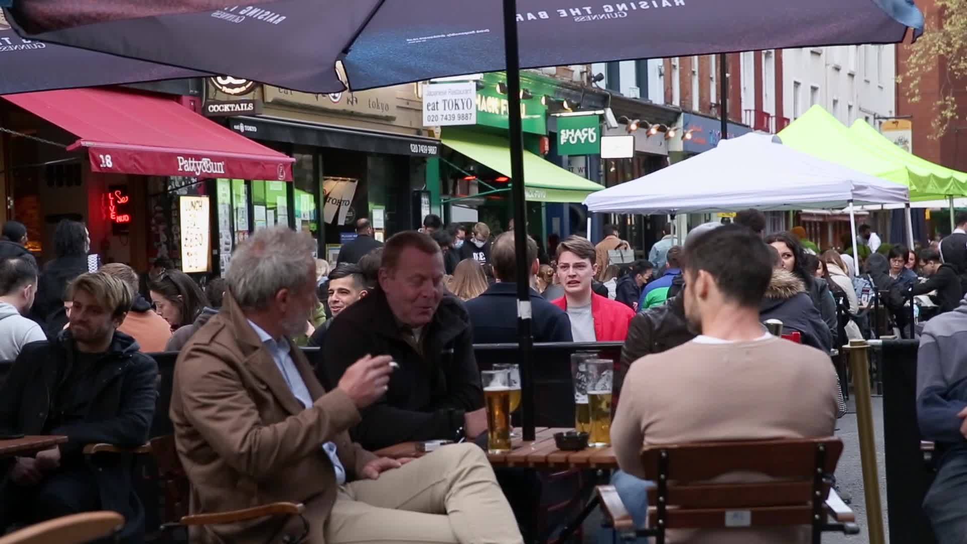 Daily life in London as restrictions start to relax