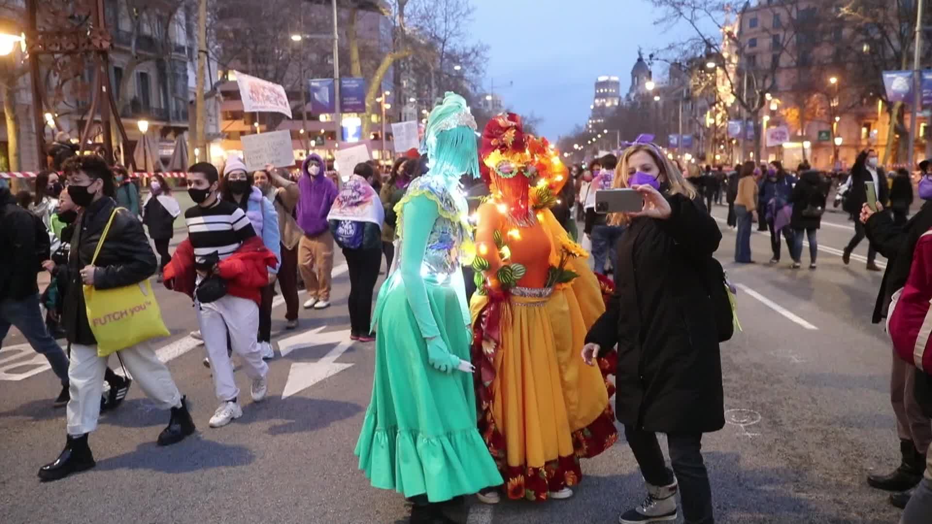 International Women's Day in Barcelona