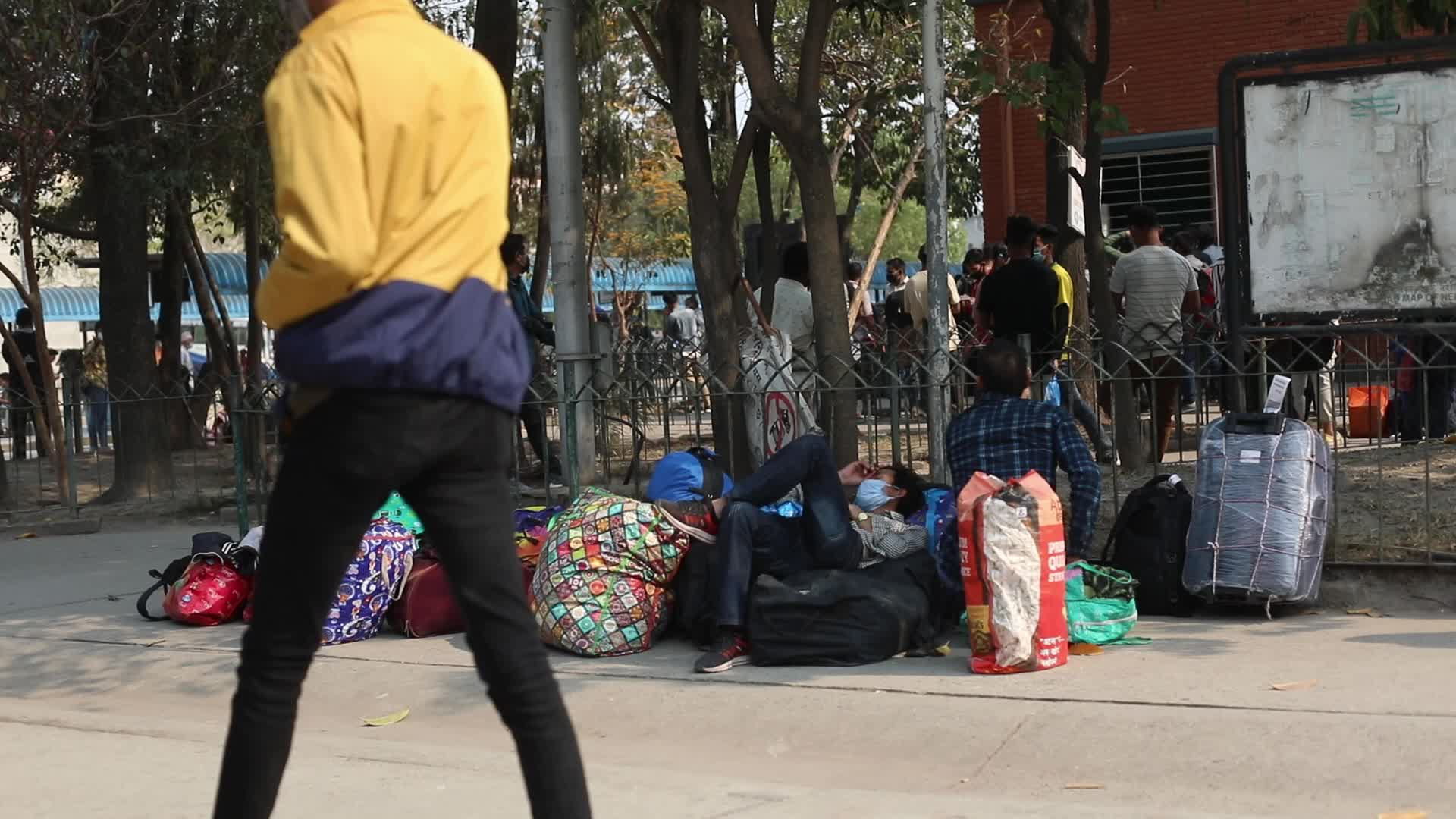 People Leaves Kathmandu Concerns About The Spread Of COVID-19