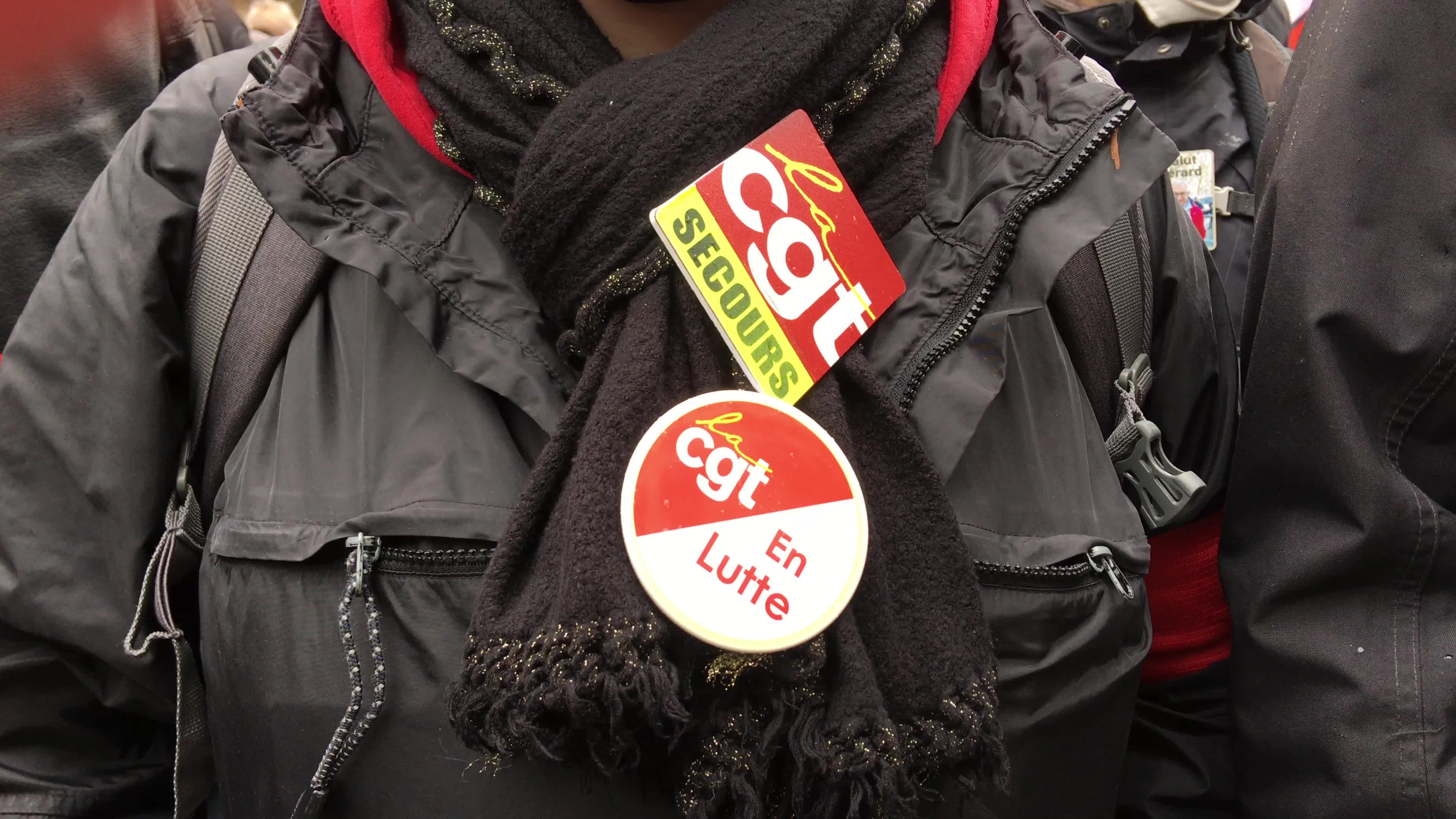 Protesters clash in Paris during the May Day