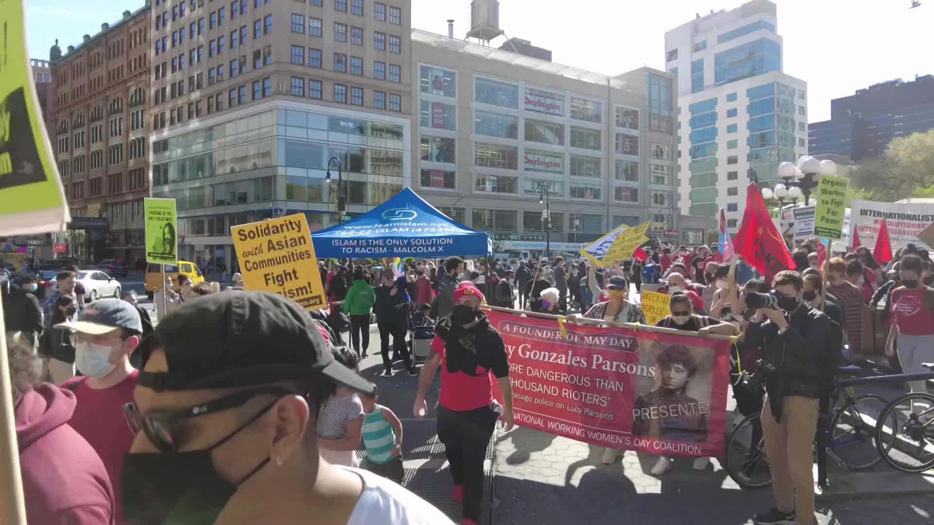 May Day Rally in New York City