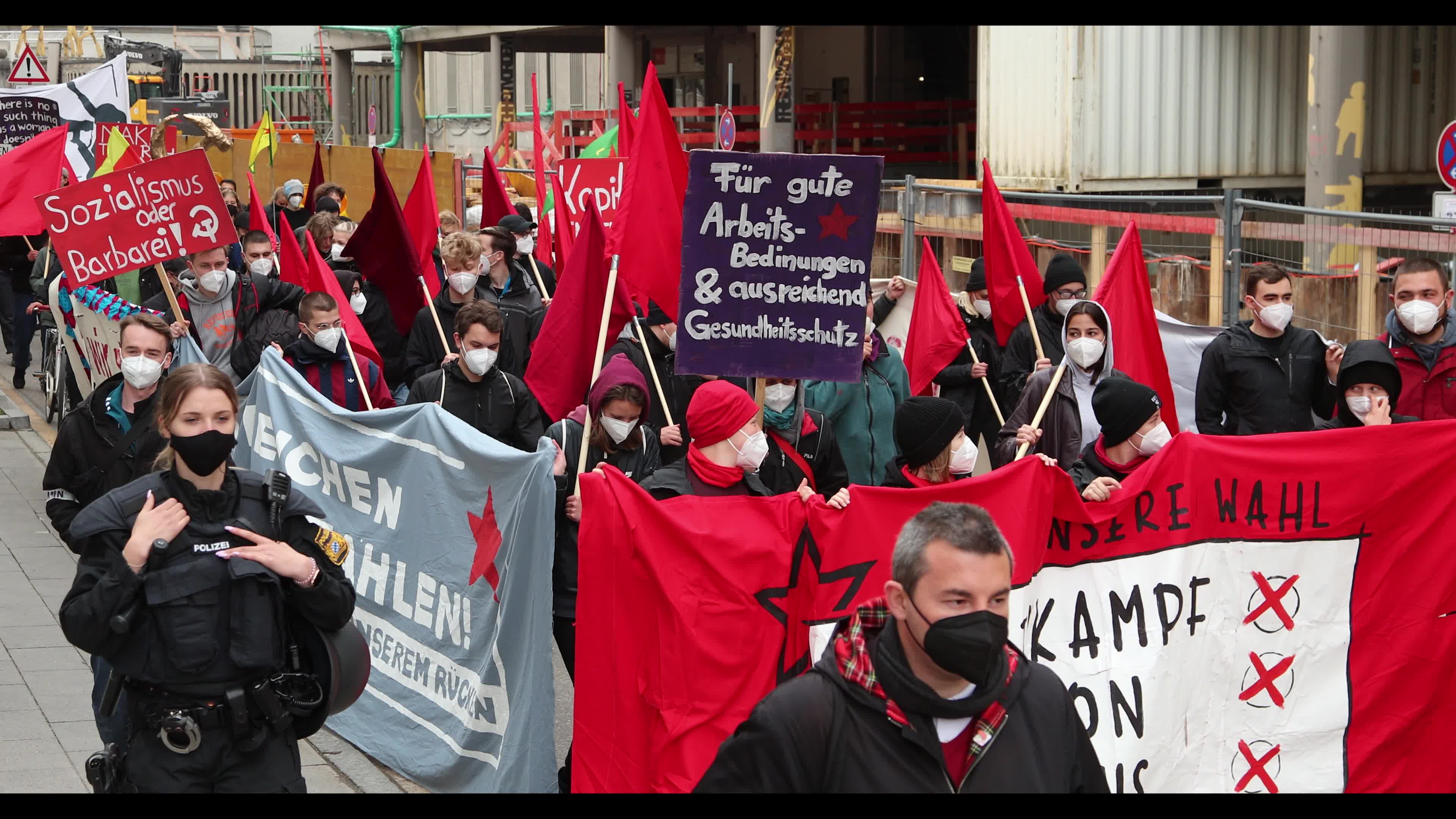 International Worker’s Day Demonstration in Munich