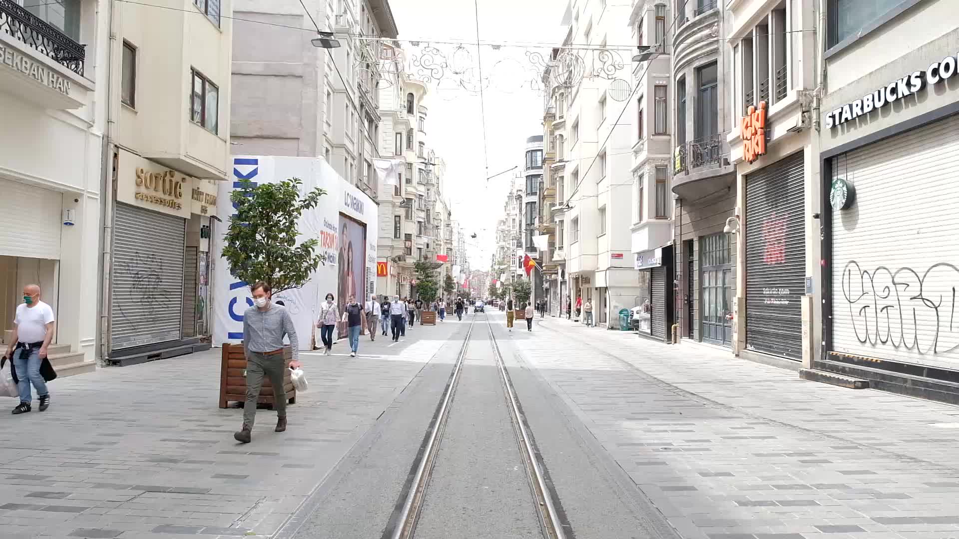 Coronavirus lockdown in Istanbul, Turkey