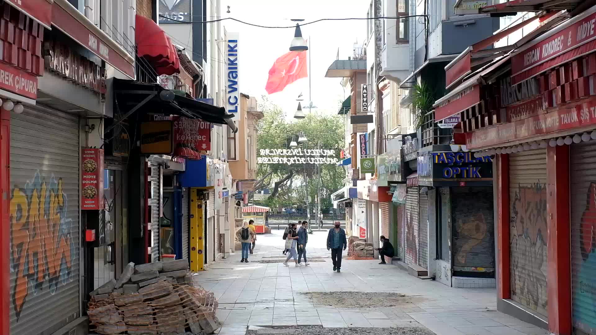 Coronavirus lockdown in Istanbul, Turkey