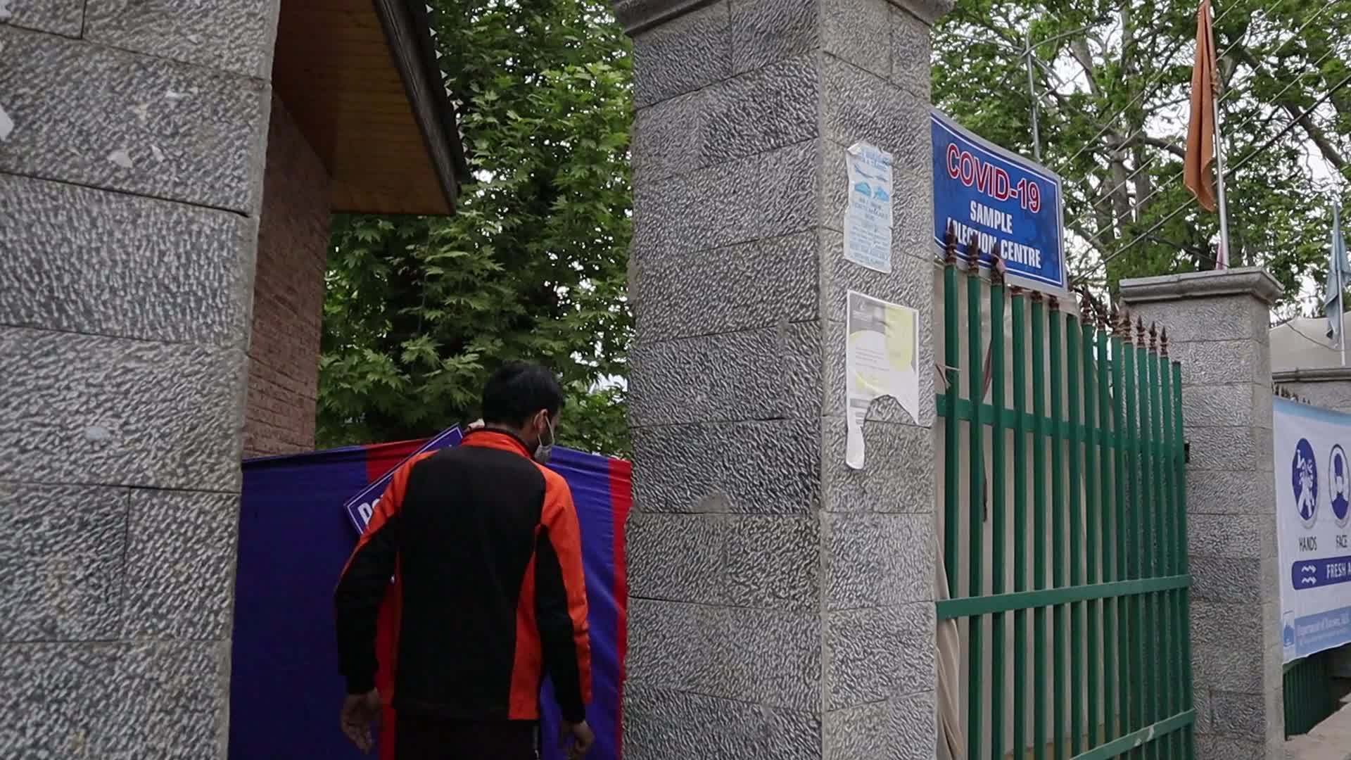 Covid-19 testing in Kashmir