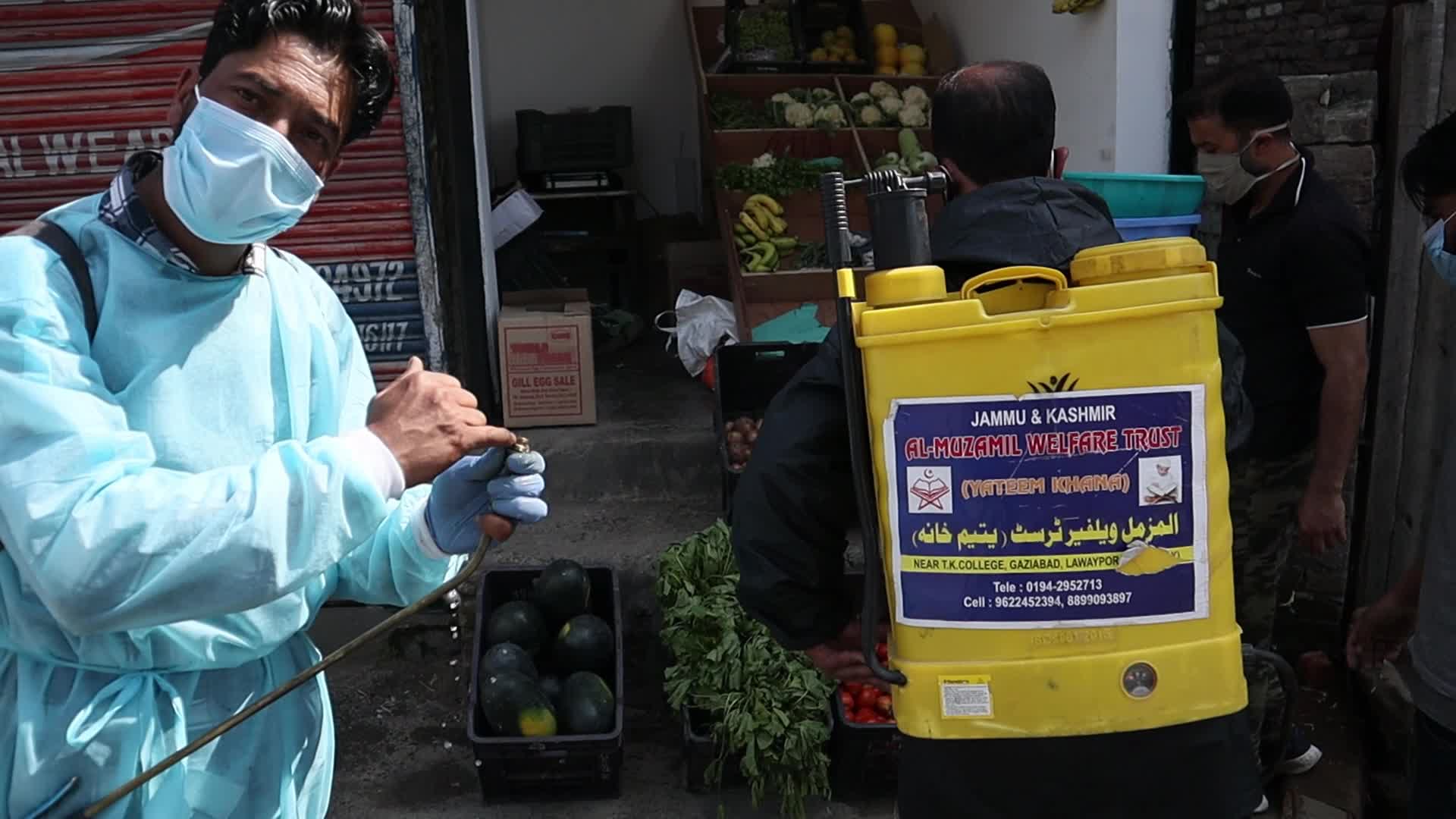 Local NGO Sanitising Neighbourhood in Kashmir