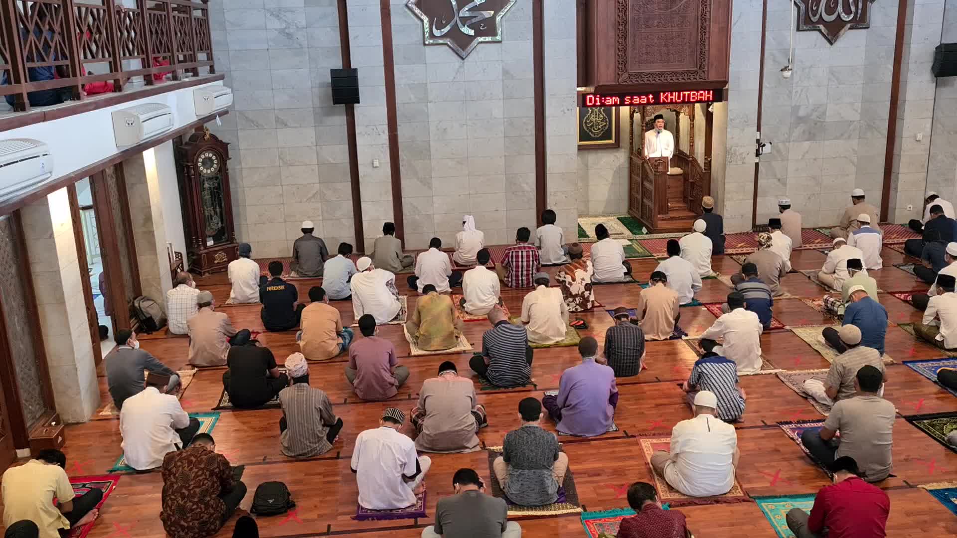 Last Friday Prayer of Ramadan in Indonesia amid the Covid-19 pandemic